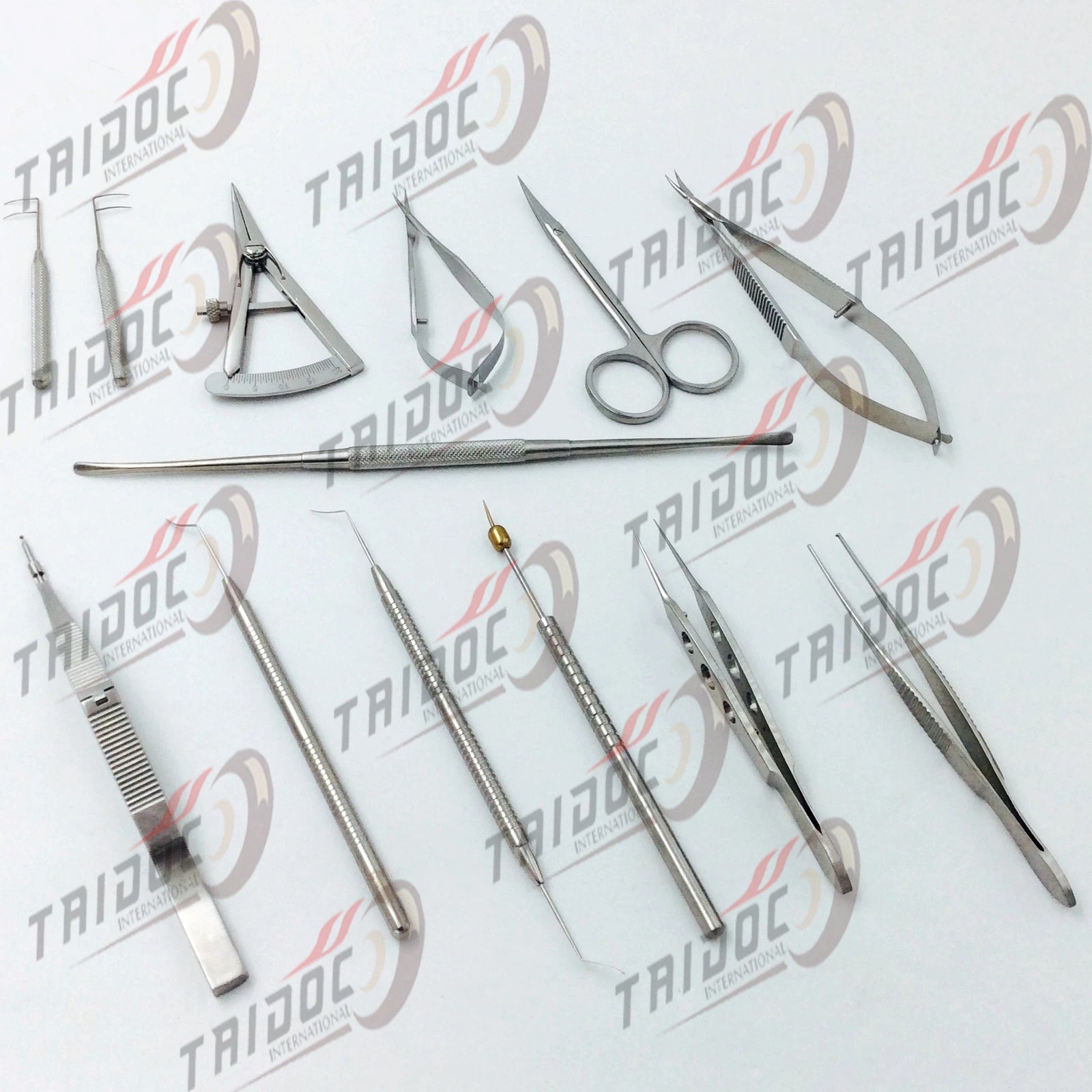 Stainless Steel Glaucoma Surgery Surgical Instruments Kit Set Ophthalmic Surgery