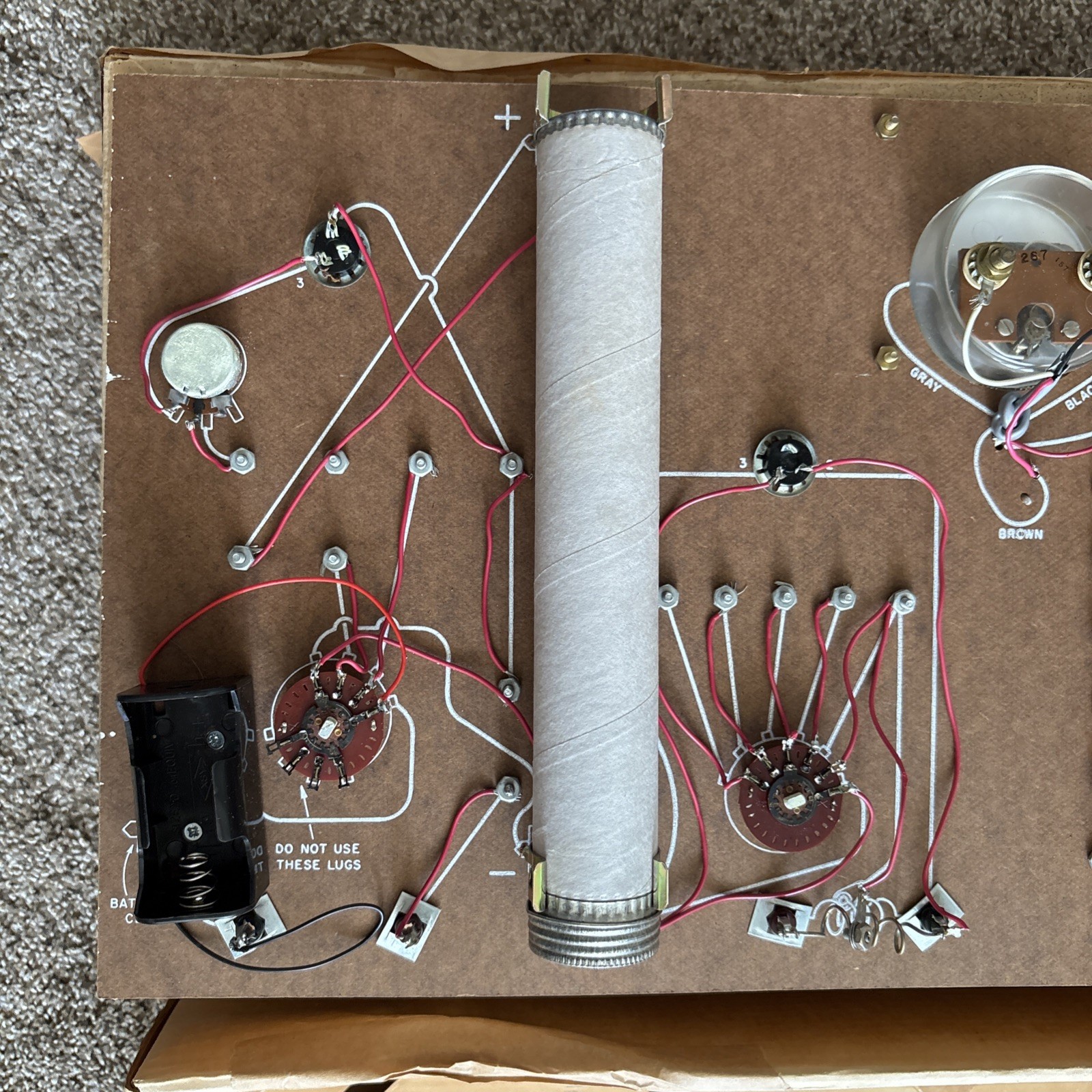 Vintage RCA V-O-M Volt-Ohm-Milliammeter Dynamic Demonstrator Radio Kit WE-95A