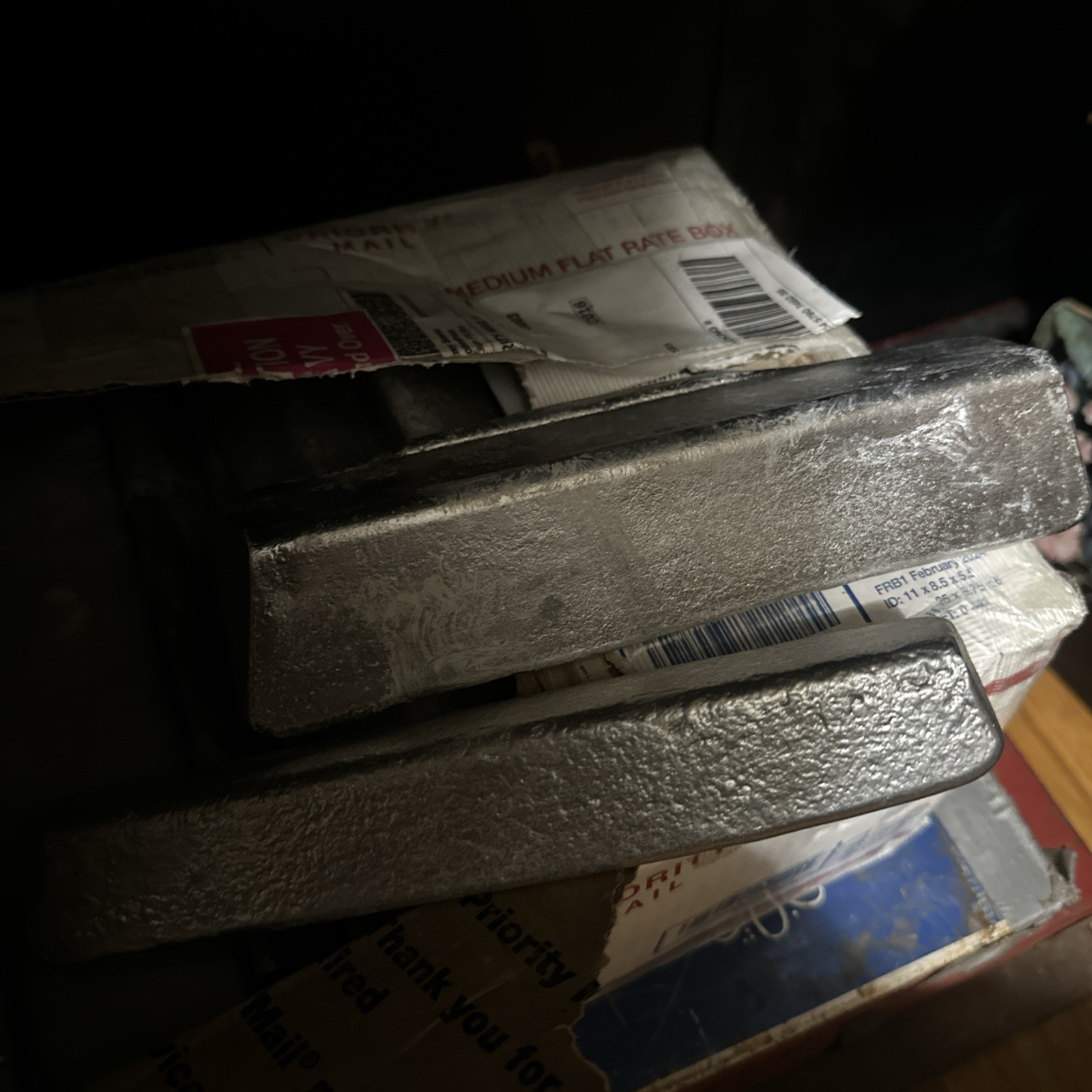 ALUMINUM «NEAR 356» INGOTS….Spons…. 42 + lbs Casting grade alloy