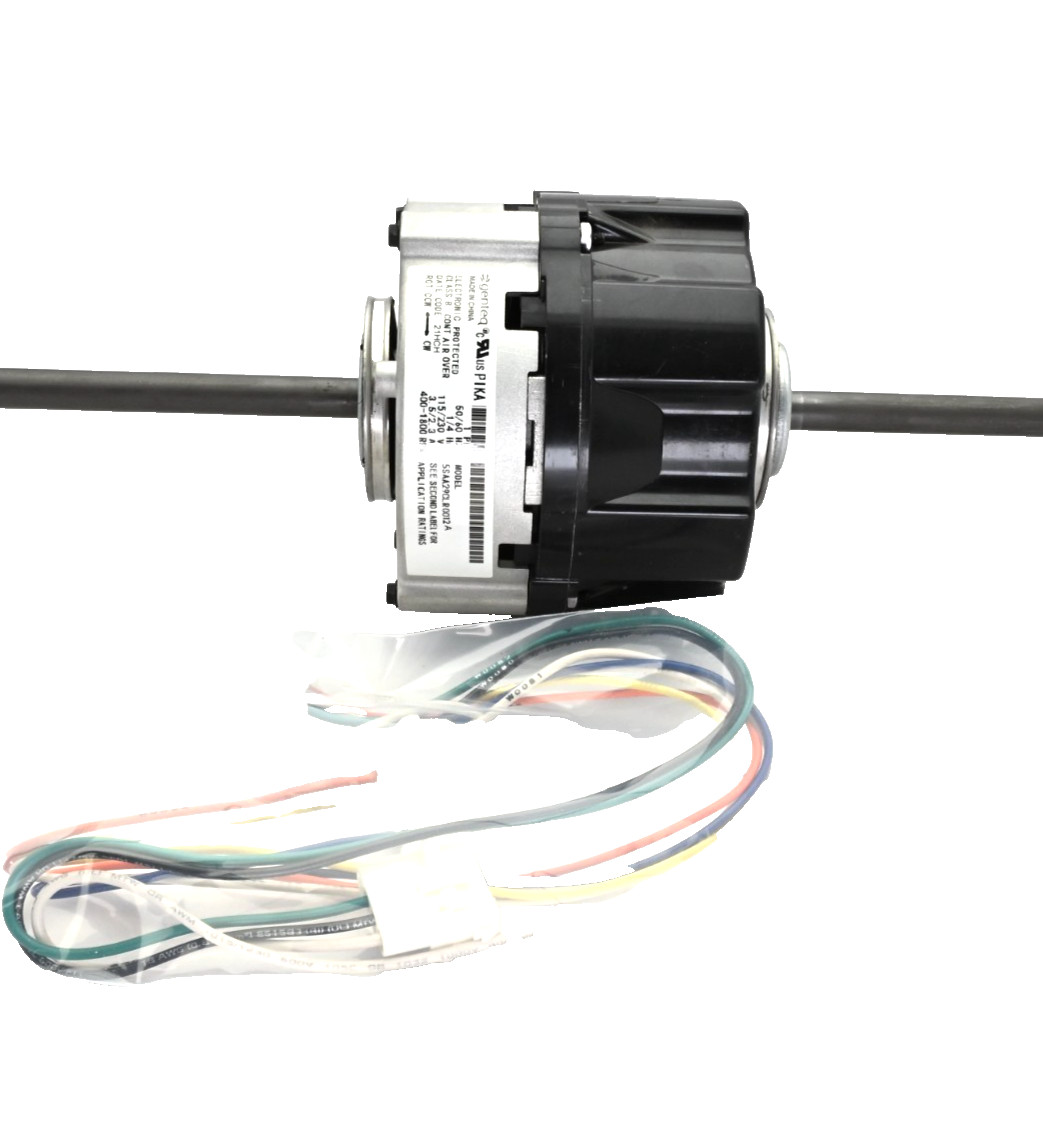 Genteq PIKA JT07 1/4HP ECM Fan Motor 400-1800 RPM, 115/230VAC, 1/2″ Shaft Daiken