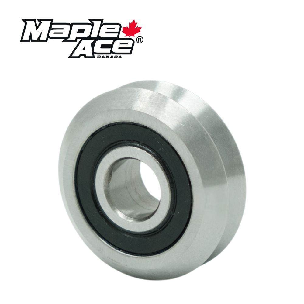 RM2-2RS V W Groove Guide Ball Bearing CNC 3/8″x1.21″x0.437″ (Qty 1)