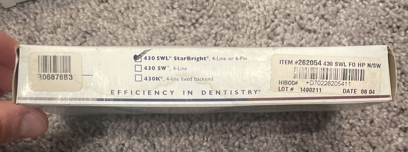 Brand New! Star Dental 430 SWL Lube Free Handpiece Plus Autochuck Turbine