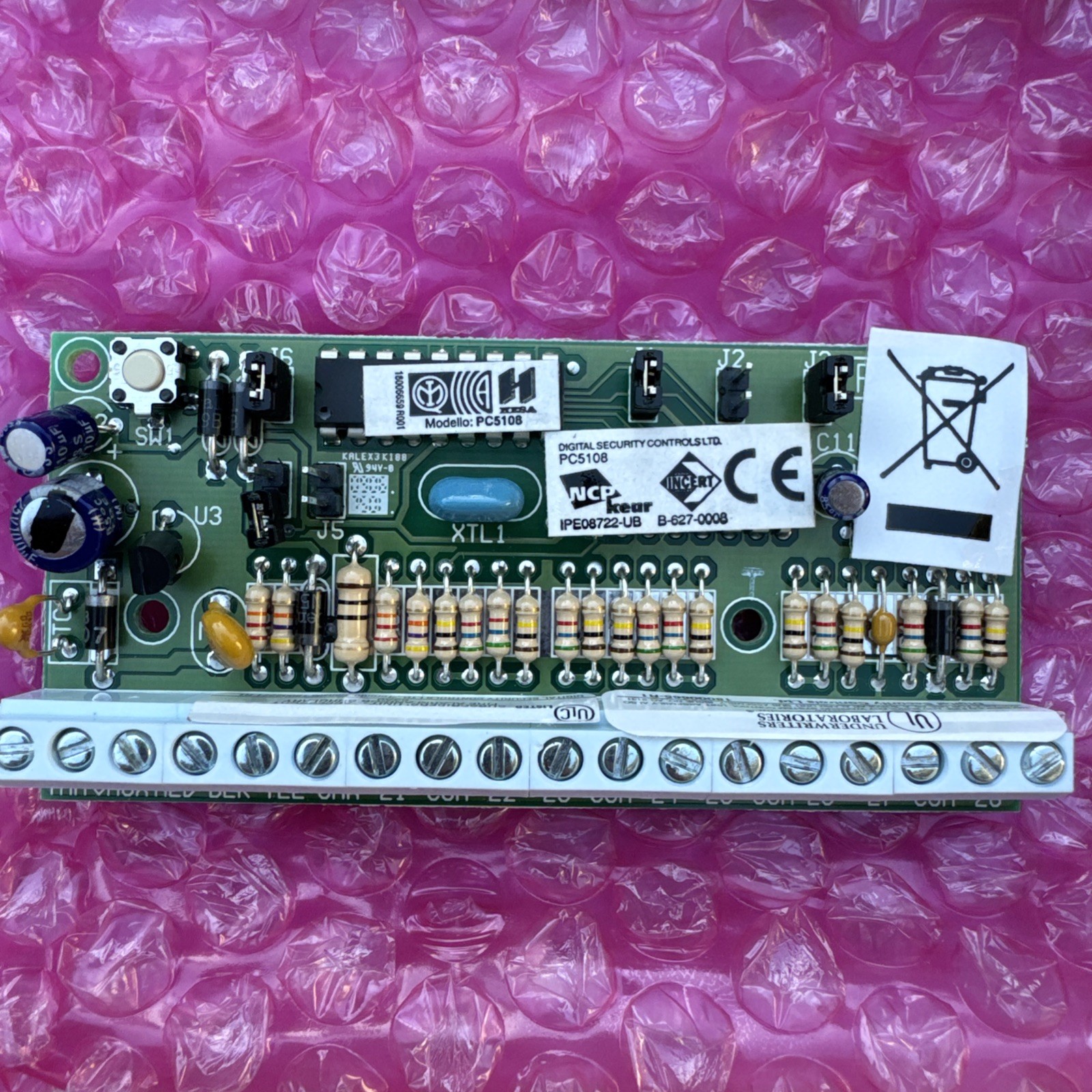 DSC PC5108 PowerSeries 8-Hardwire Zone Expander Module OPEN BOX ~ FREE SHIPPING