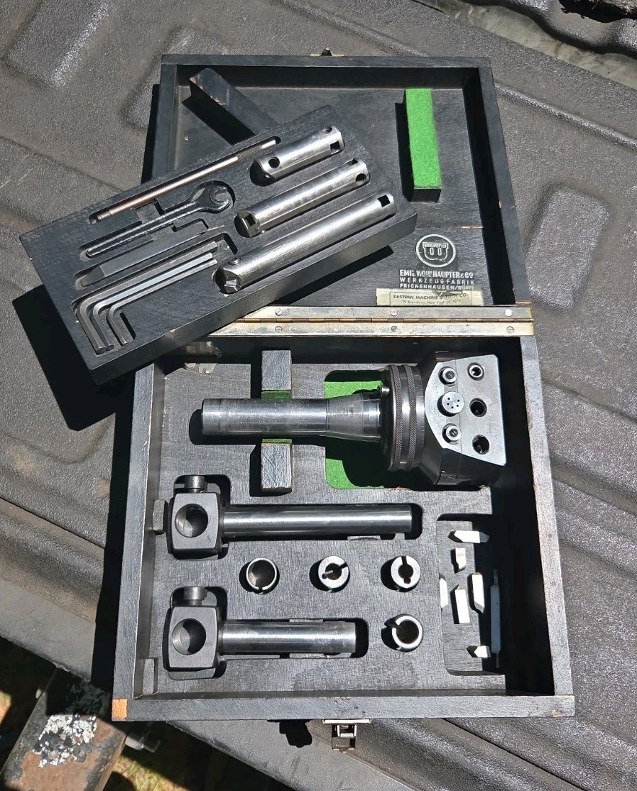 Wohlhaupter UPA3 Boring Facing Head R8 Arbor Shank 4 Bridgeport Milling Machine