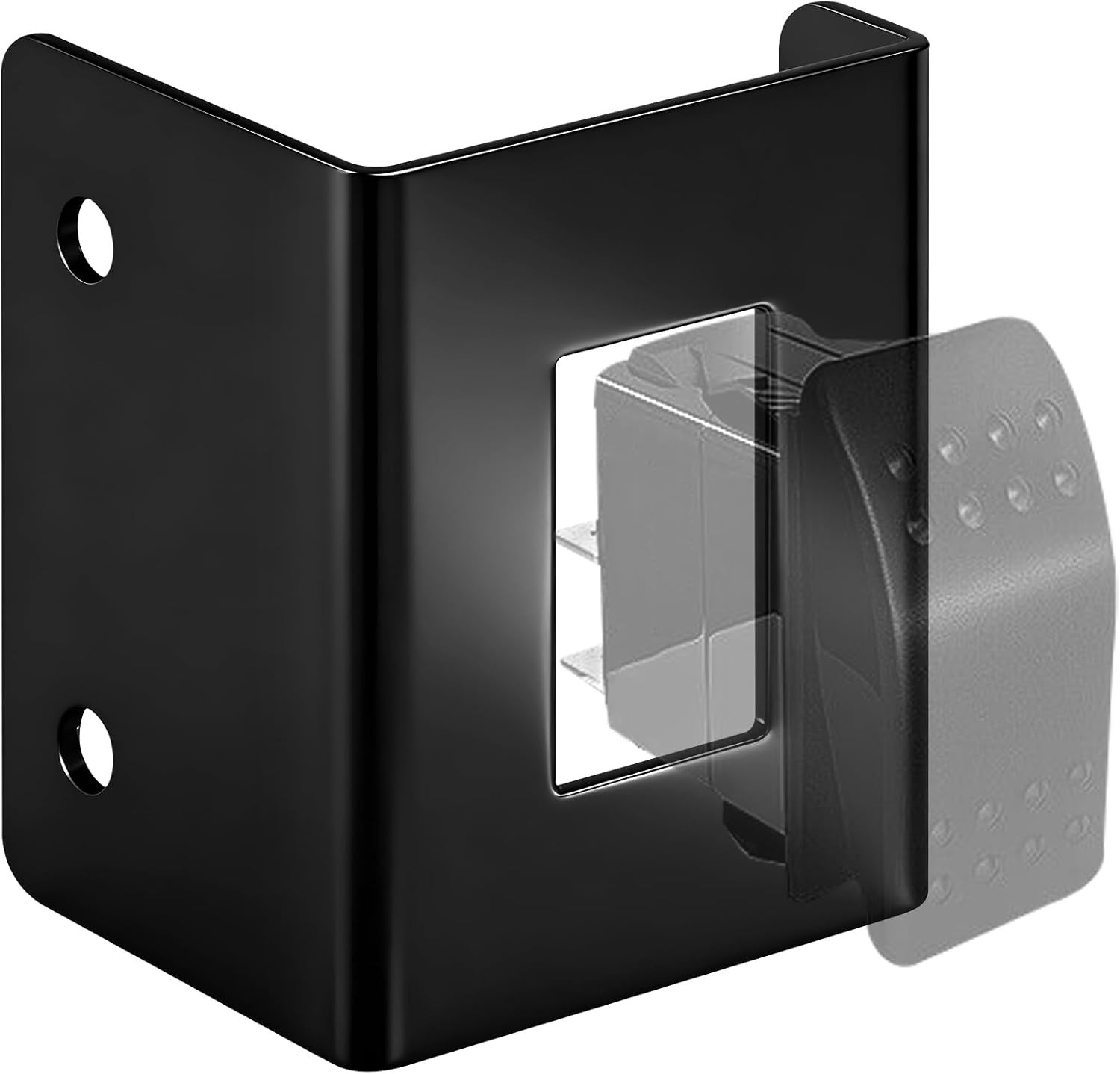 3014188 Rocker Switch Mounting Bracket for 12 Volt Double Momentary & Black