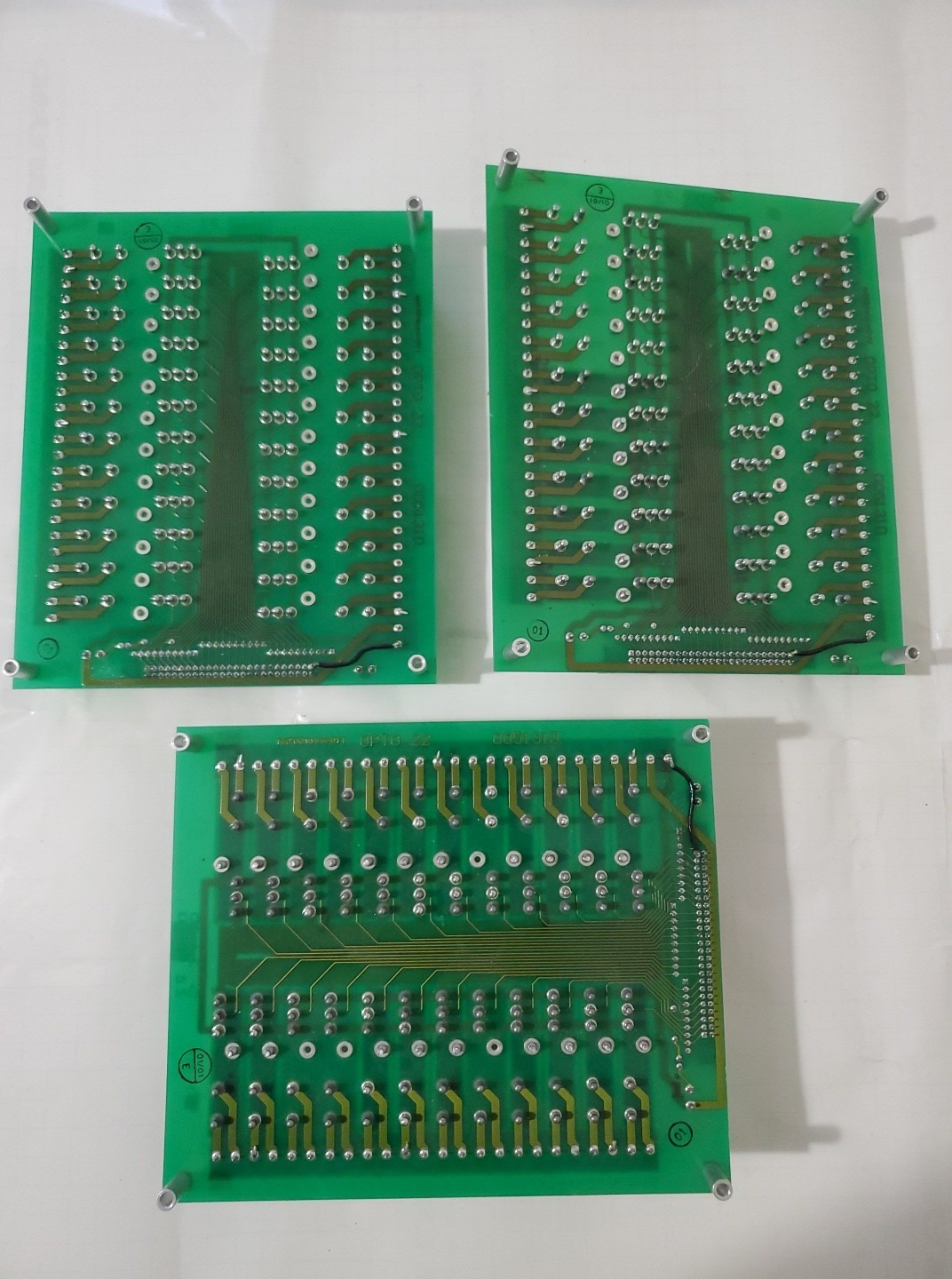 3pcs. OPTO 22 G4PB24 I/O Module PLC Rack Board w/ Cables *READ*