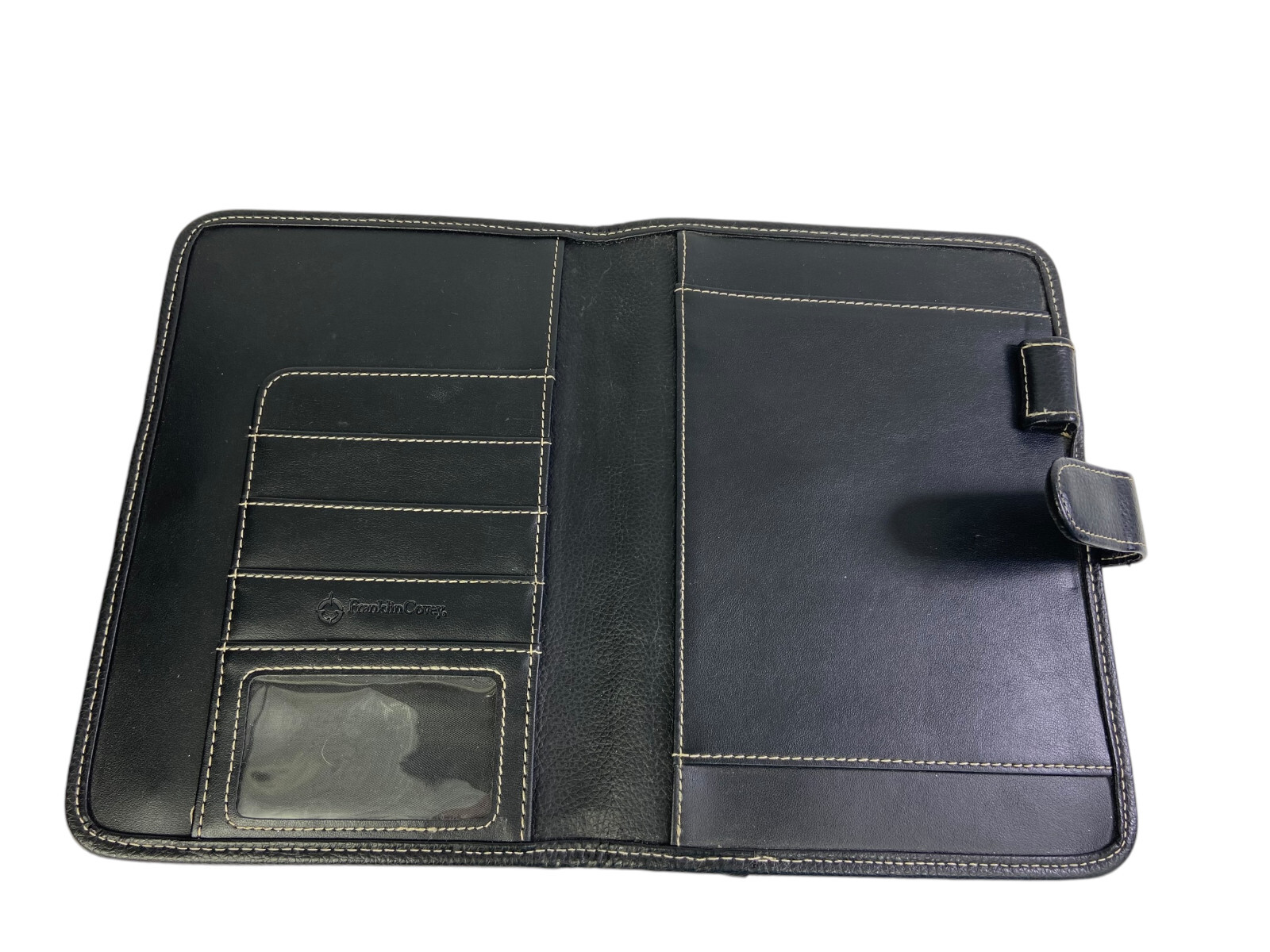 Franklin Covey Snap Daily Monthly Faux Leather Calendar Binder No Rings 7 x 9.5