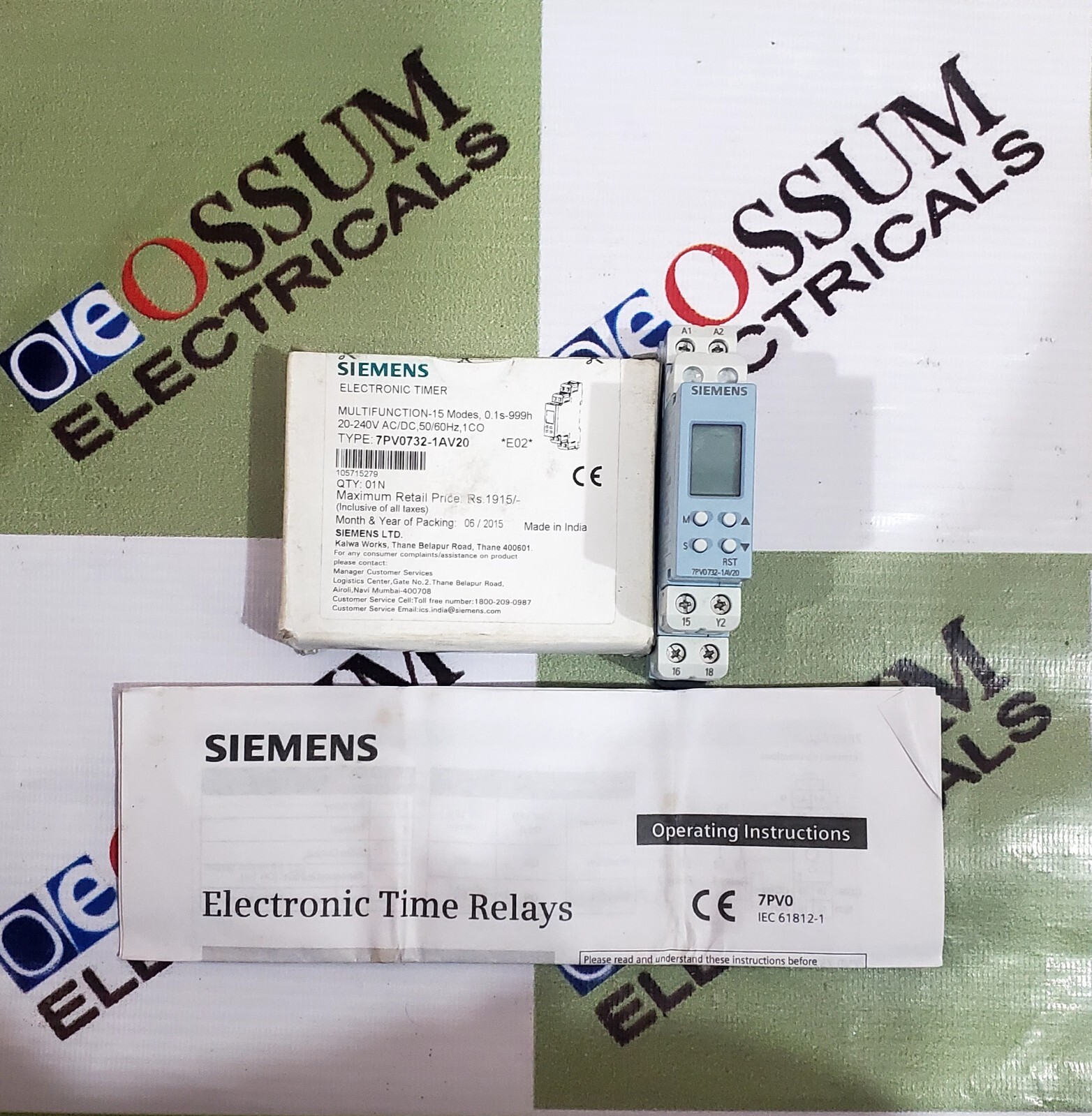 SIEMENS 7PV0732-1AV20 TIMER TIMING 0.1S-999H VOLTAGE 20-240VAC/DC FAST SHIPPING