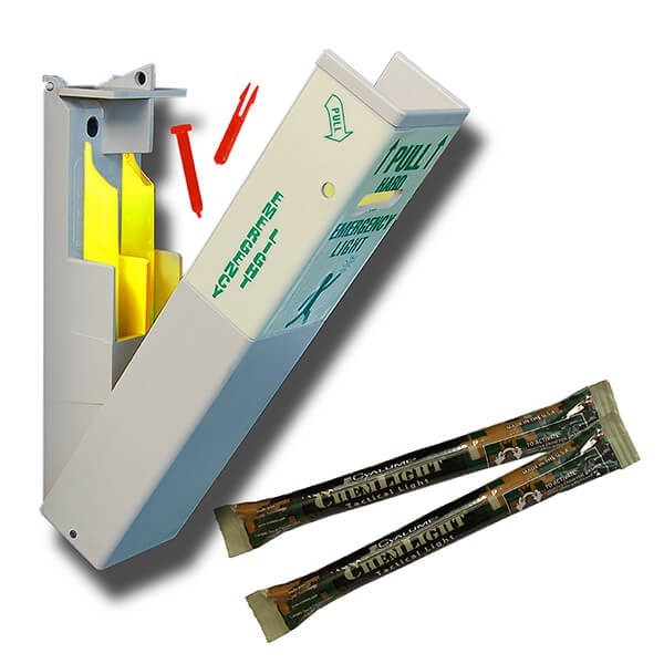 3 PACK Cyalume SEE Emergency Lightstation Wall Mounted Evacuation Light 11/2028
