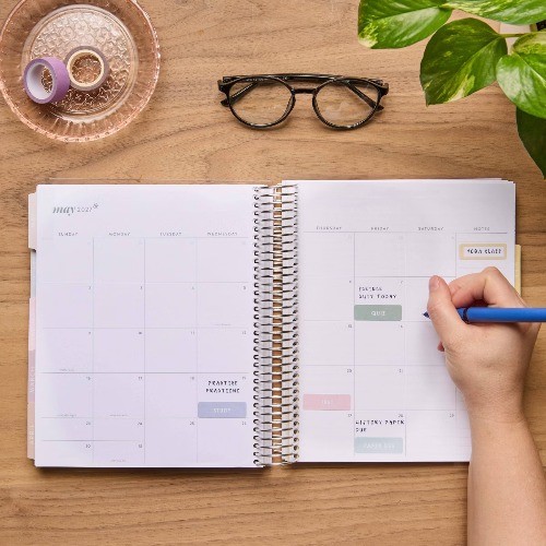 Erin Condren 5.875"x8.25" 2026-2027 12 Months Academic Planner Dated