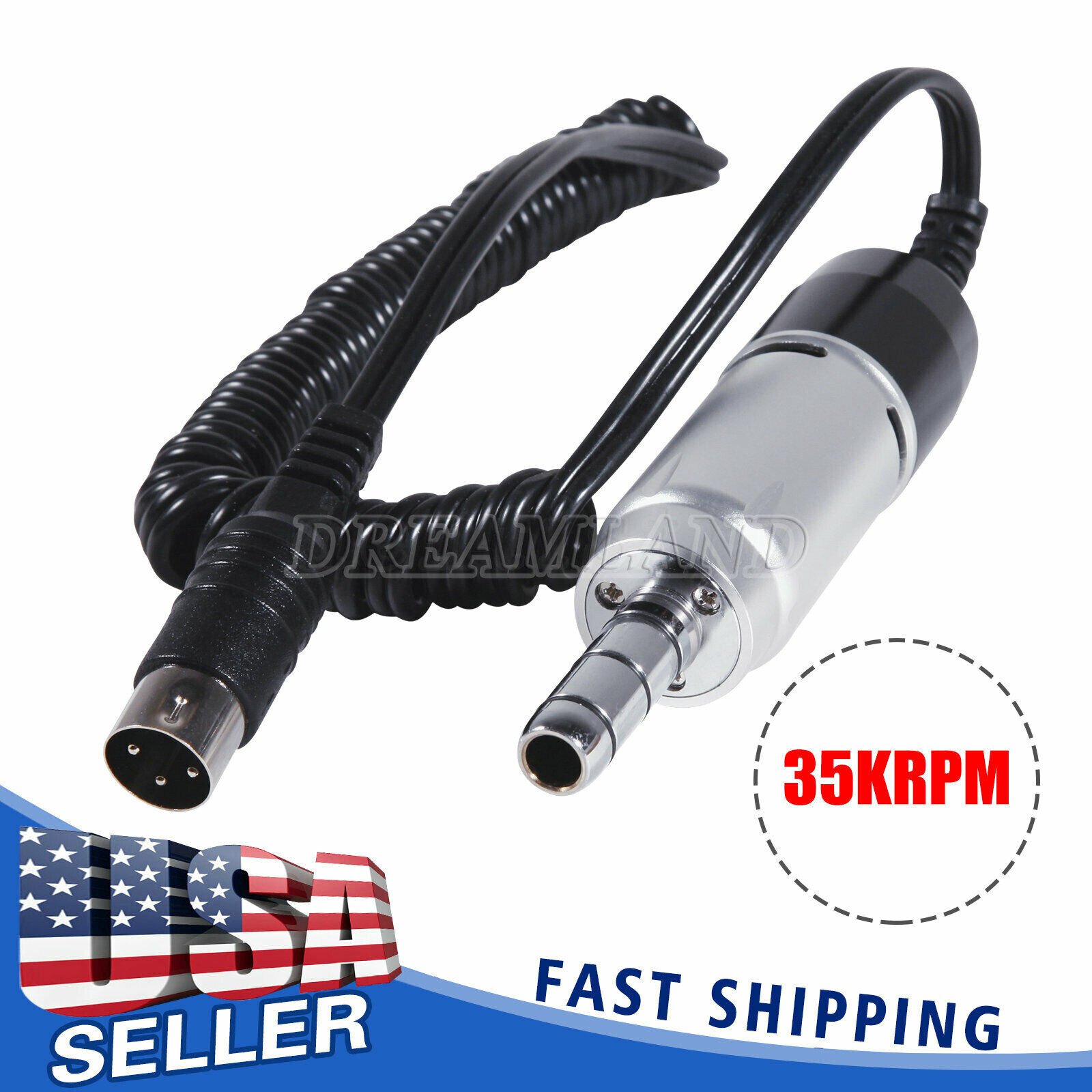 Dental Lab Micromotor Polishing E-Type Connector 35K RPM for Marathon