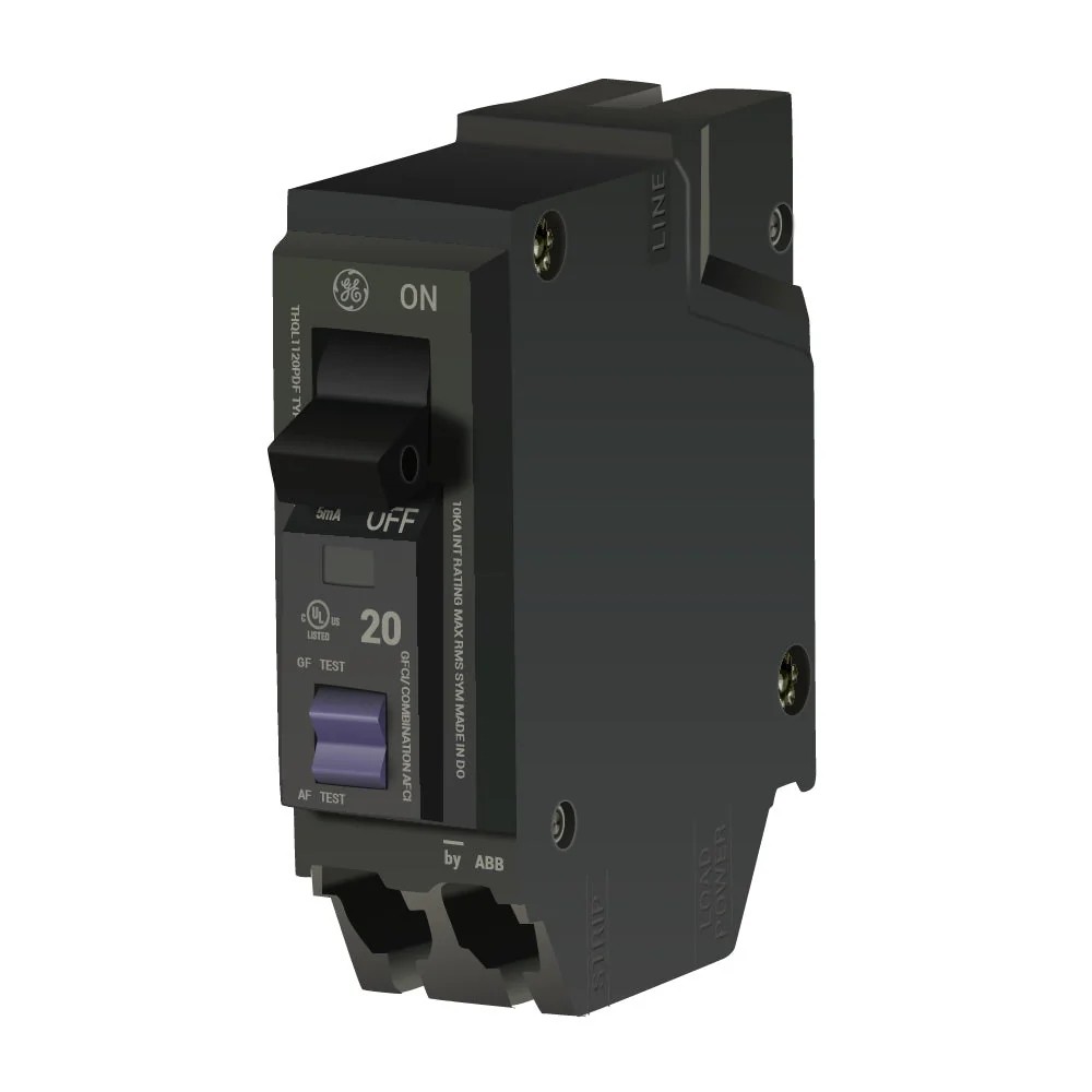 GE THQL1120PDF 20A 120V Circuit Breaker
