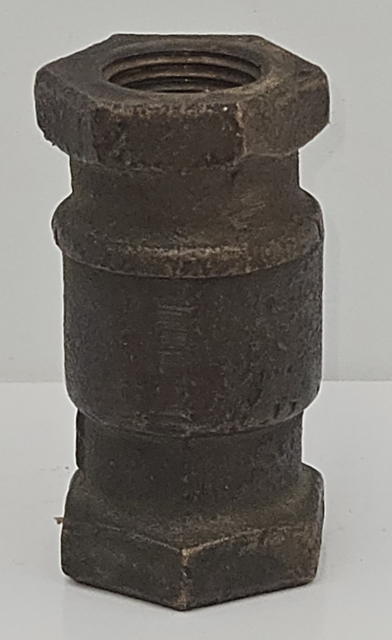 ORIGINAL NO NAME VERTICAL 3/8″ IN LINE FUEL CHECK VALVE HIT & MISS ENGINES