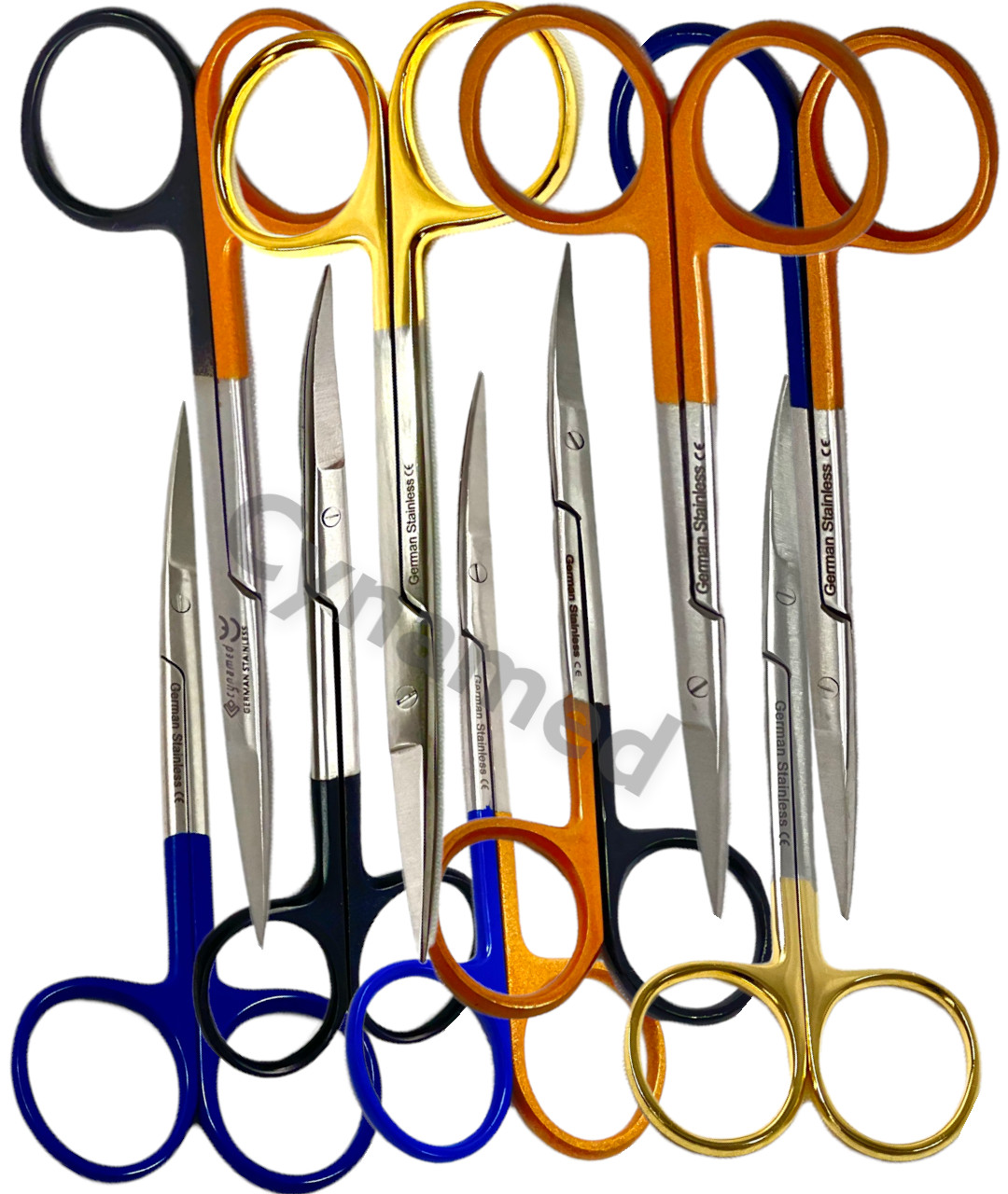New Premium IRIS Scissors STR + CRV 4.5″ Dental Veterinary Surgical Instruments