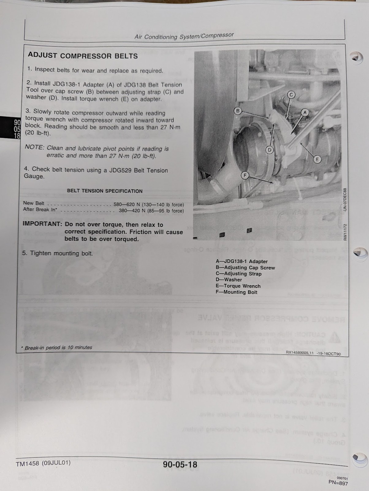 John Deere 4055, 4255, 4455 Tractor Technical Service Repair Manual – TM1458