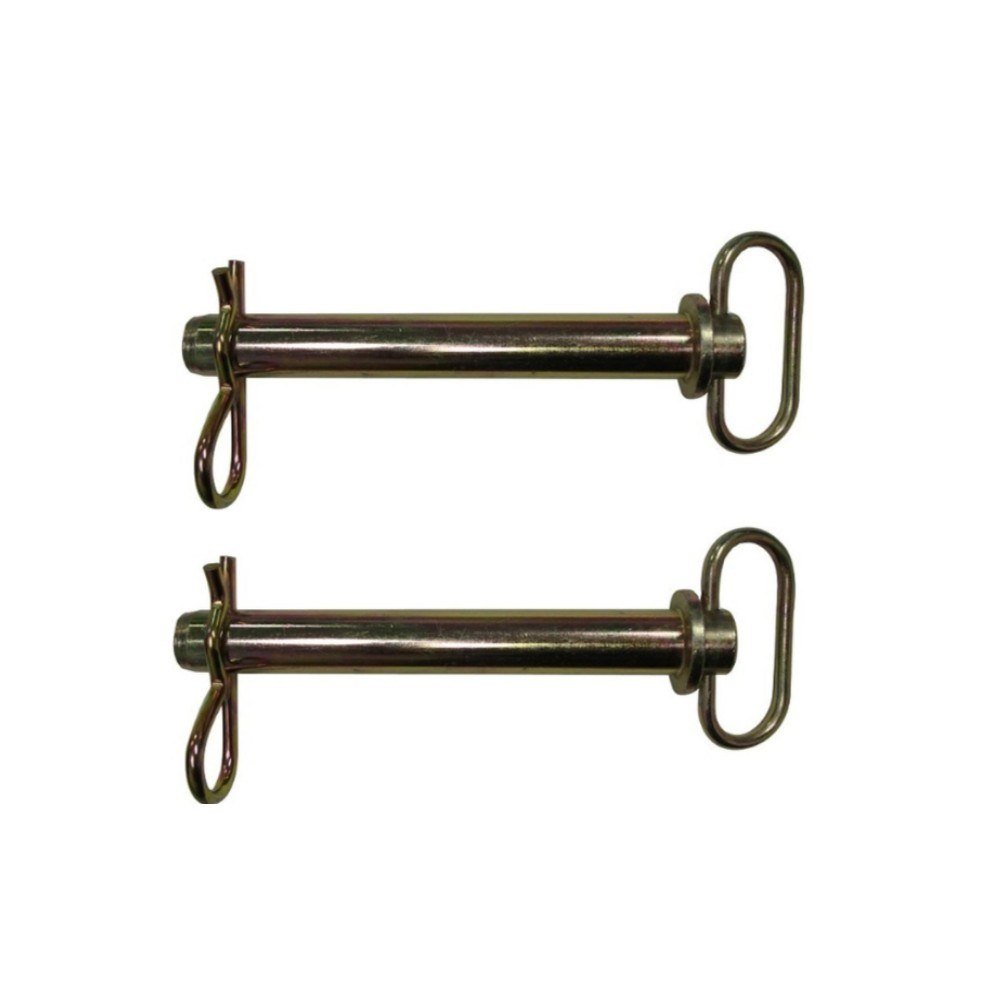 Two Cold Forged Tractor Hitch Pins 1-1/8″ pin dia. 6-1/4″ useable length