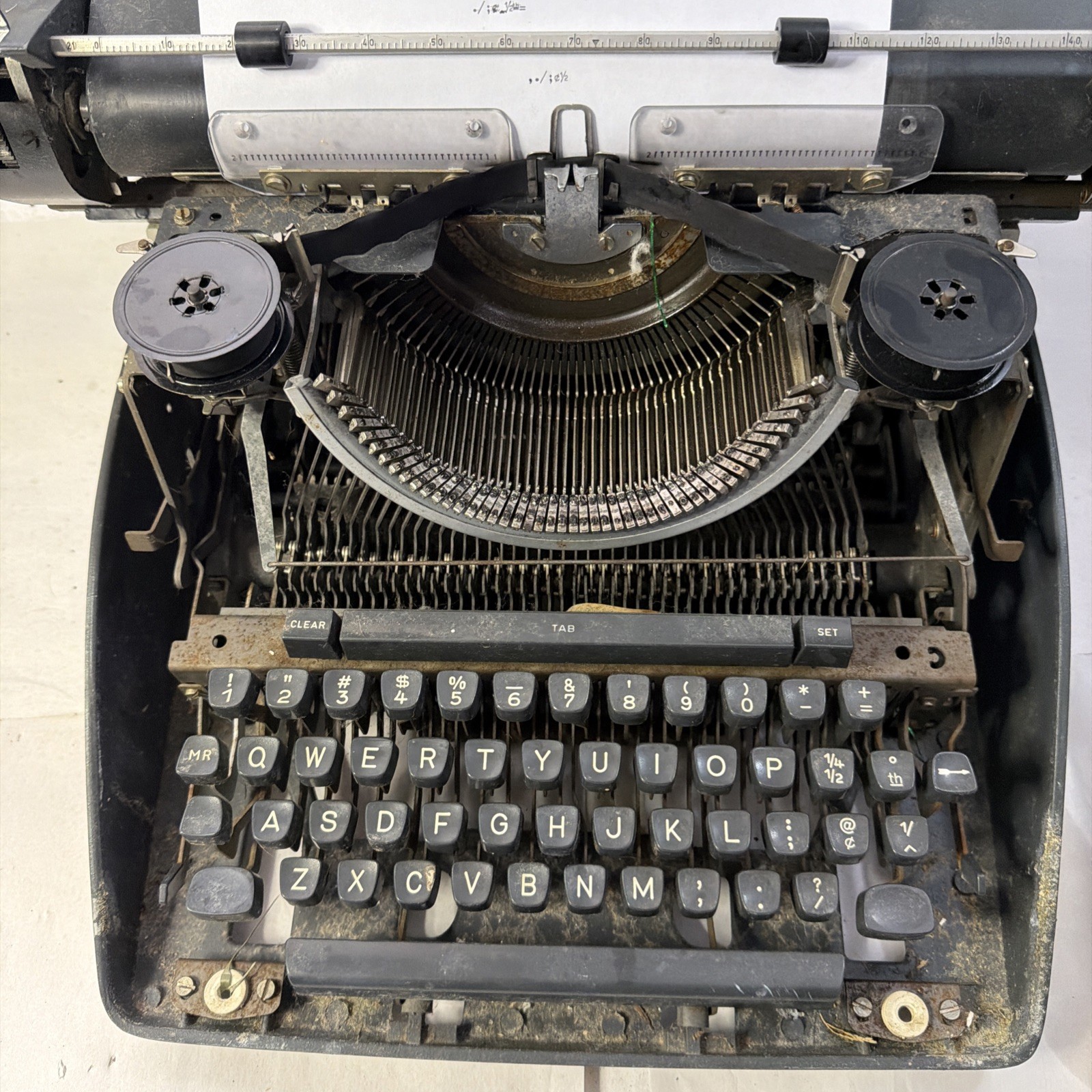 Olympia SG-3 Vintage 1960s Manual Typewriter Heavy Duty Office Machine