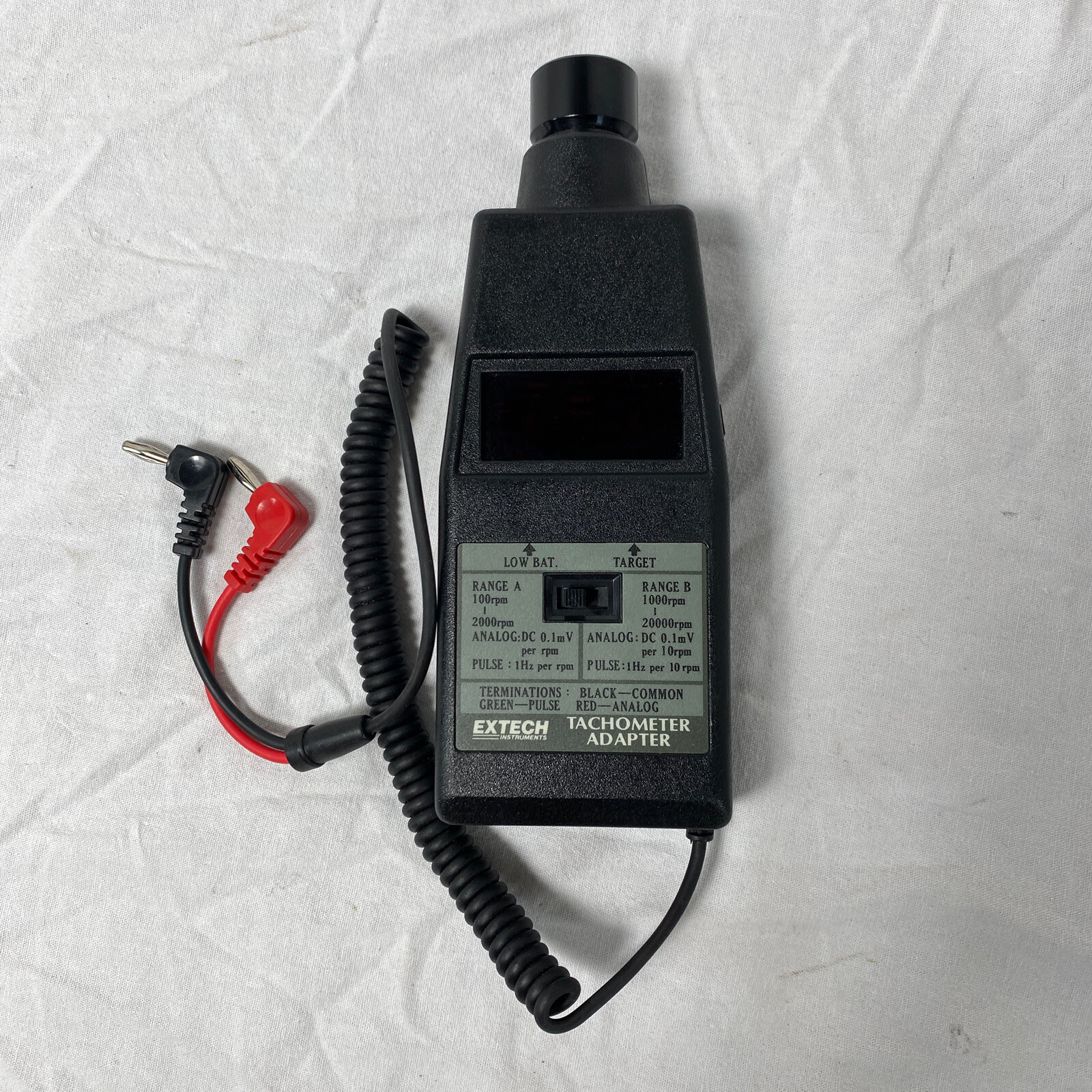 EXTECH Instruments Tachometer Adapter 100rpm – 2000rpm 1000rpm – 20000rpm TESTED