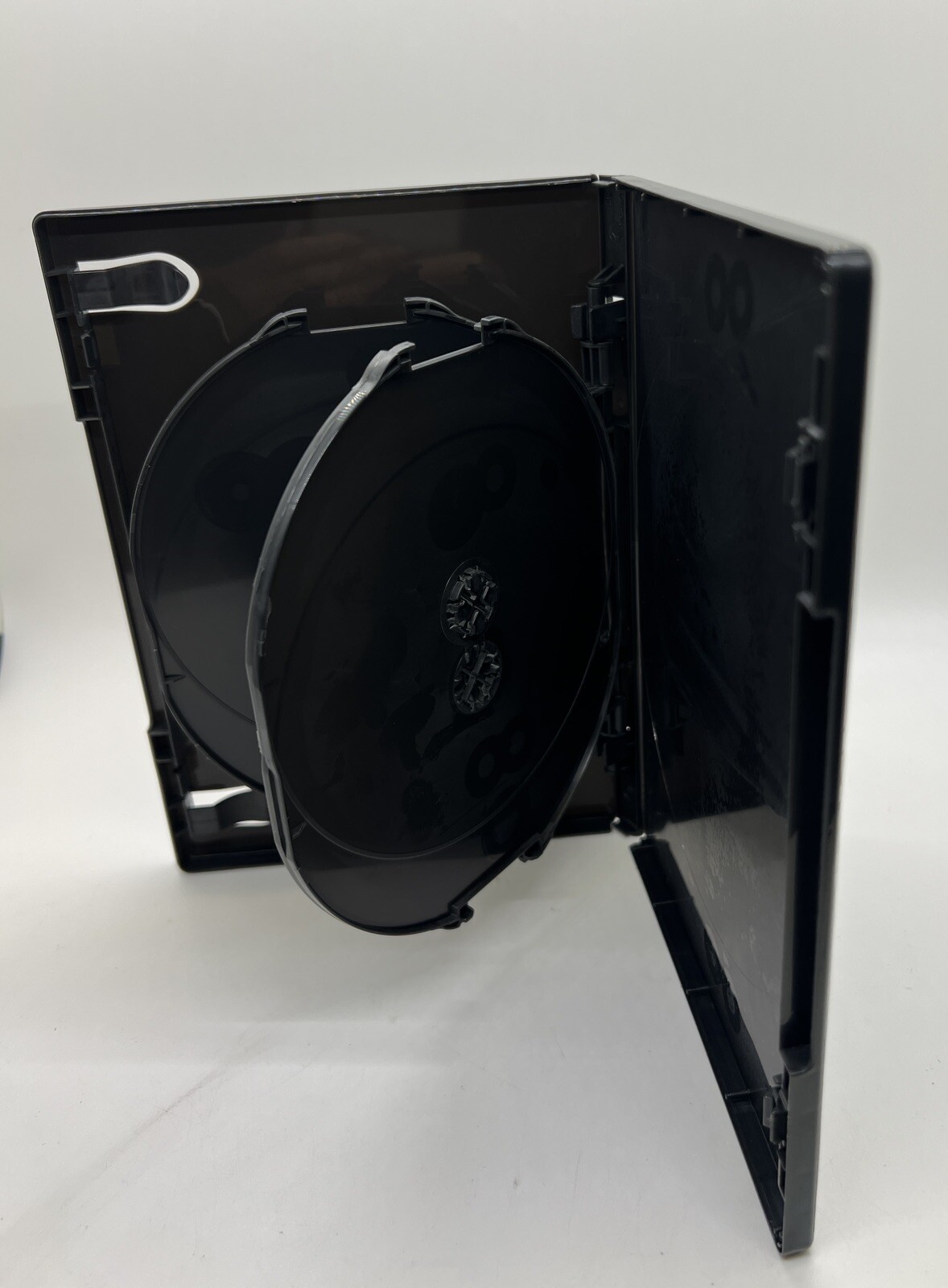 25 PCS TOP QUALITY VIVA 14MM SLIM QUAD (4)-DVD CASE, BLACK, CLIP, VIVA14MM-4DVD