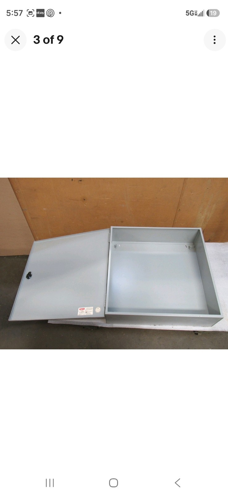 NEW HOFFMAN ELECTRICAL ENCLOSURE A24N24ALP AND A24N24MPP 24X24X6-1/2