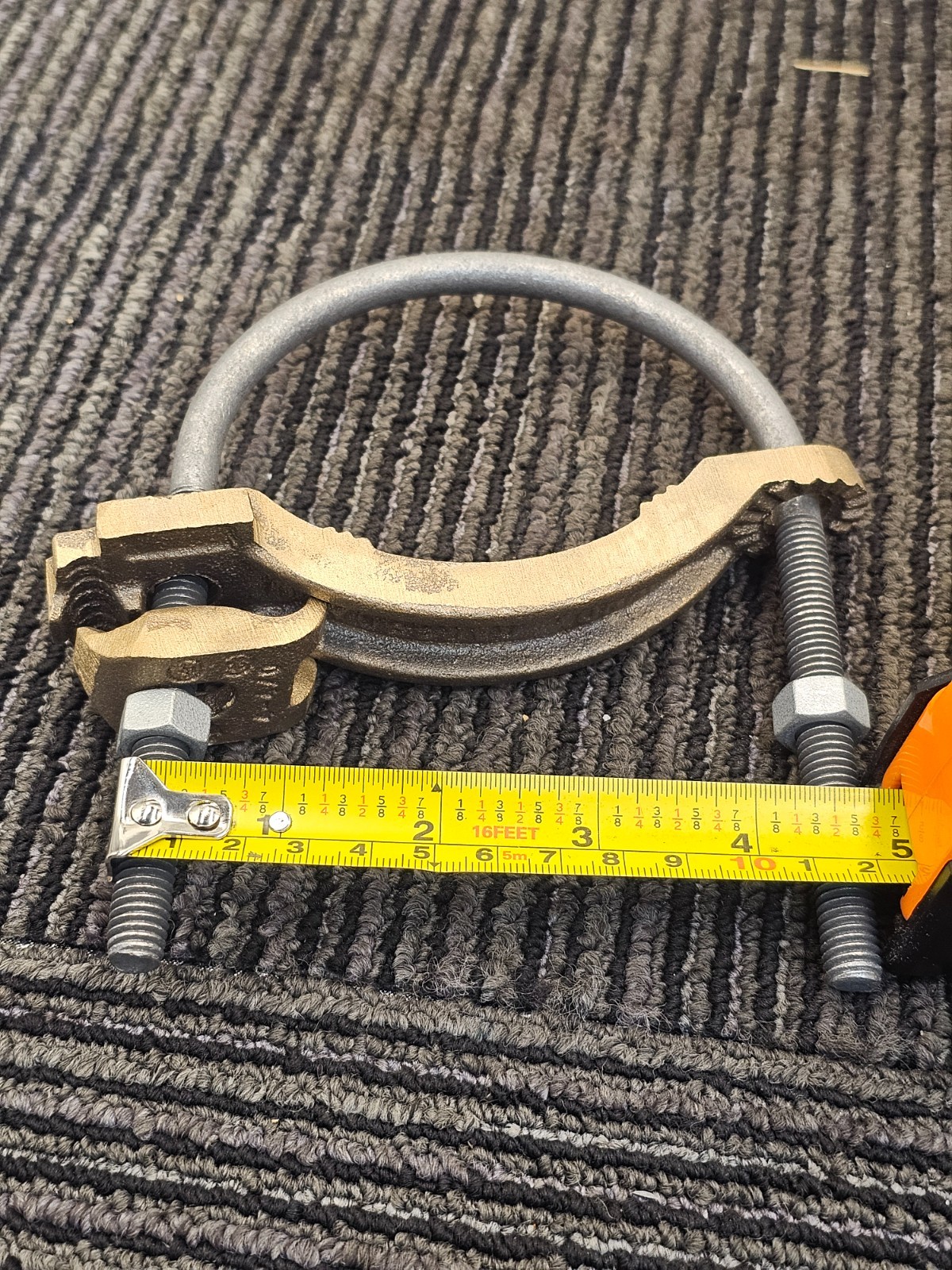 Burndy GAR3904 Pipe Grounding Clamp Copper