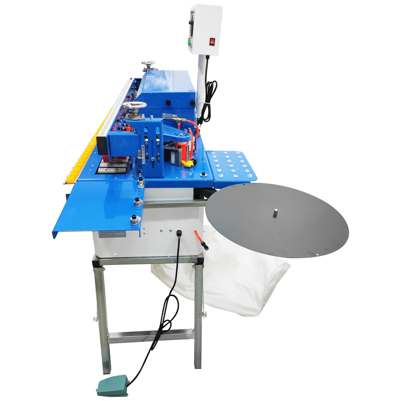 110V Straight and Curved Edge Banding Machine Edge Bander with Dust Cleaner 800W