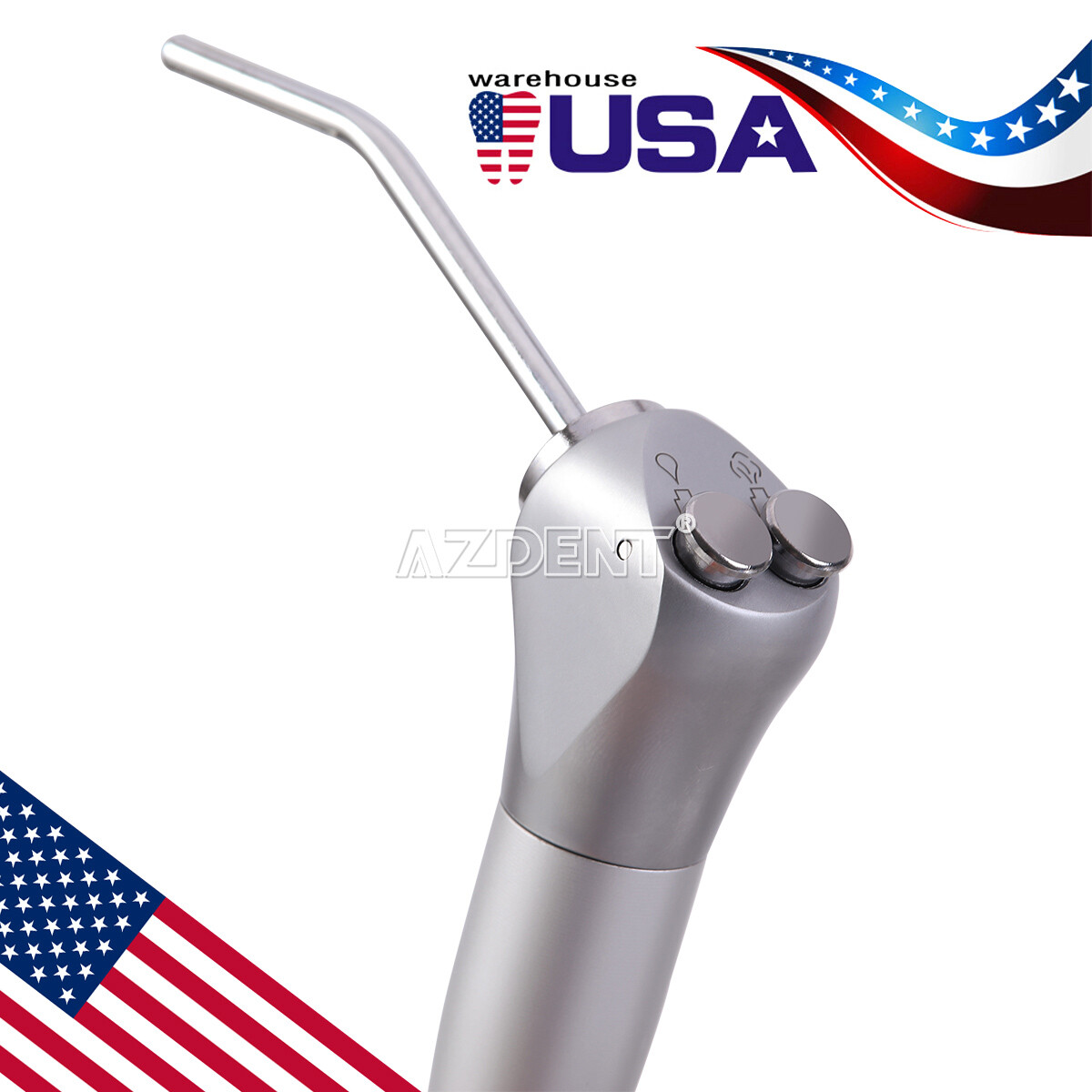 Portable Dental Turbine Unit 3 Way Syringe Work with Air Compressor 2/4 Holes US