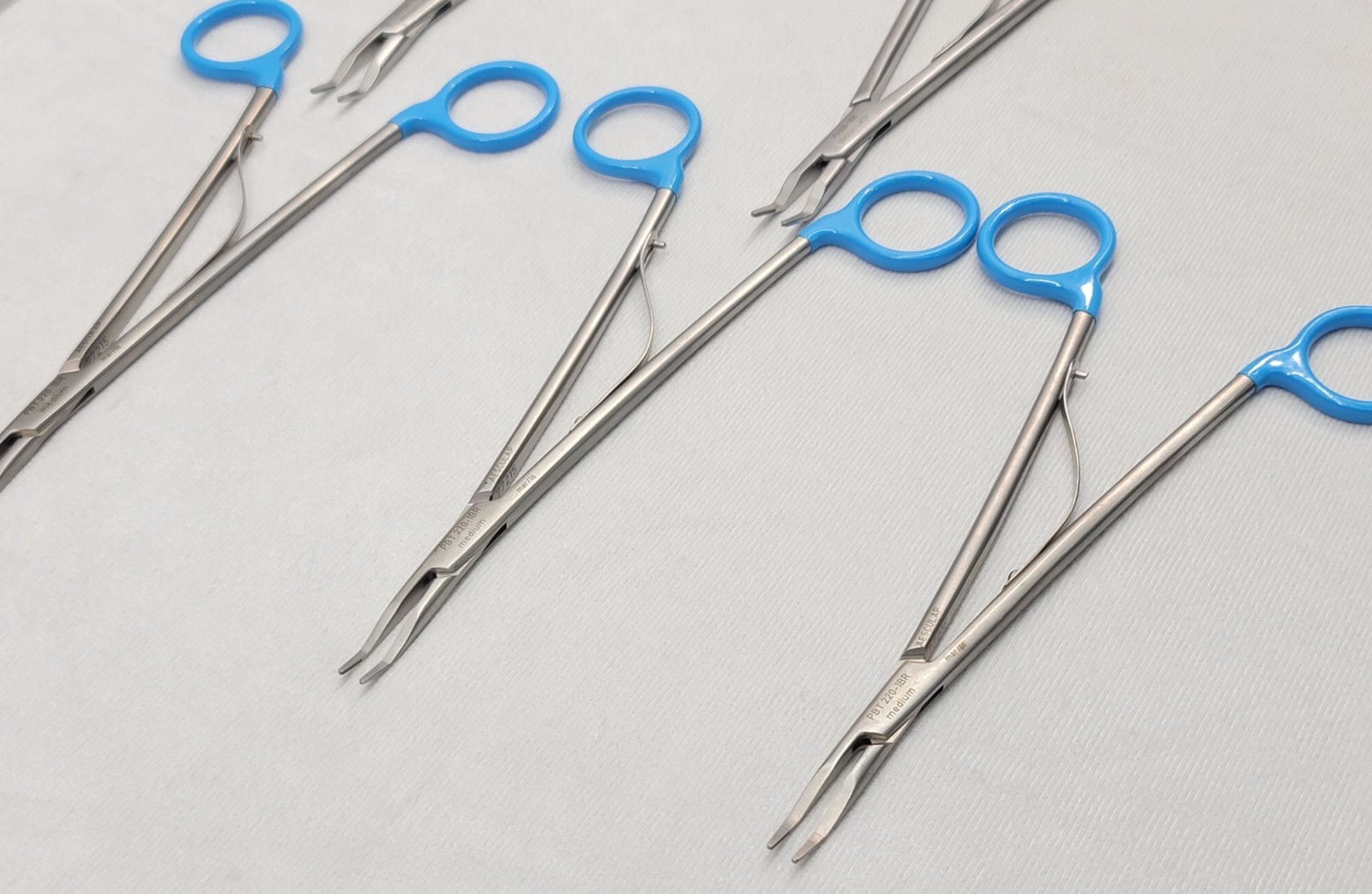 (5x) Aesculap Ligation Clip Appliers 11″ & 8″ PBT 220-1BR, PV328-1BR
