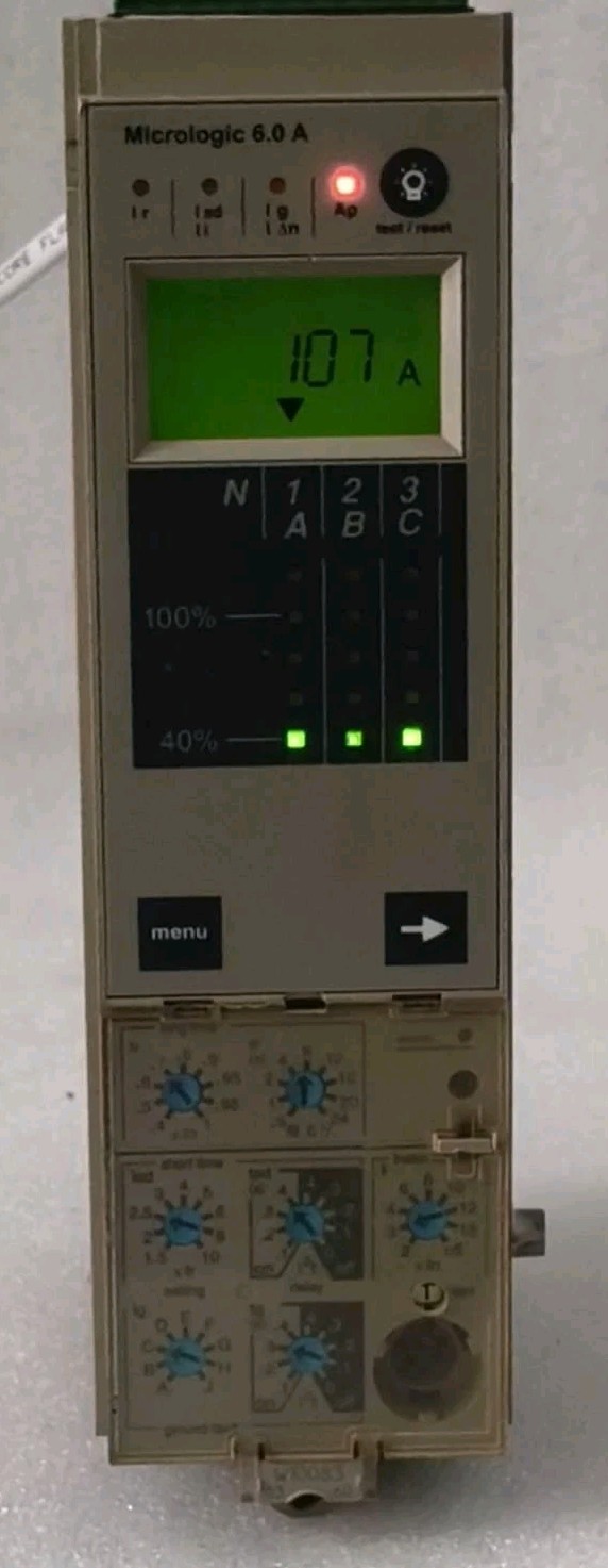 SCHNEIDER ELECTRIC 33073BA MICROLOGIC 6.0A CIRCUIT BREAKER DIGITEL TRIP UNIT