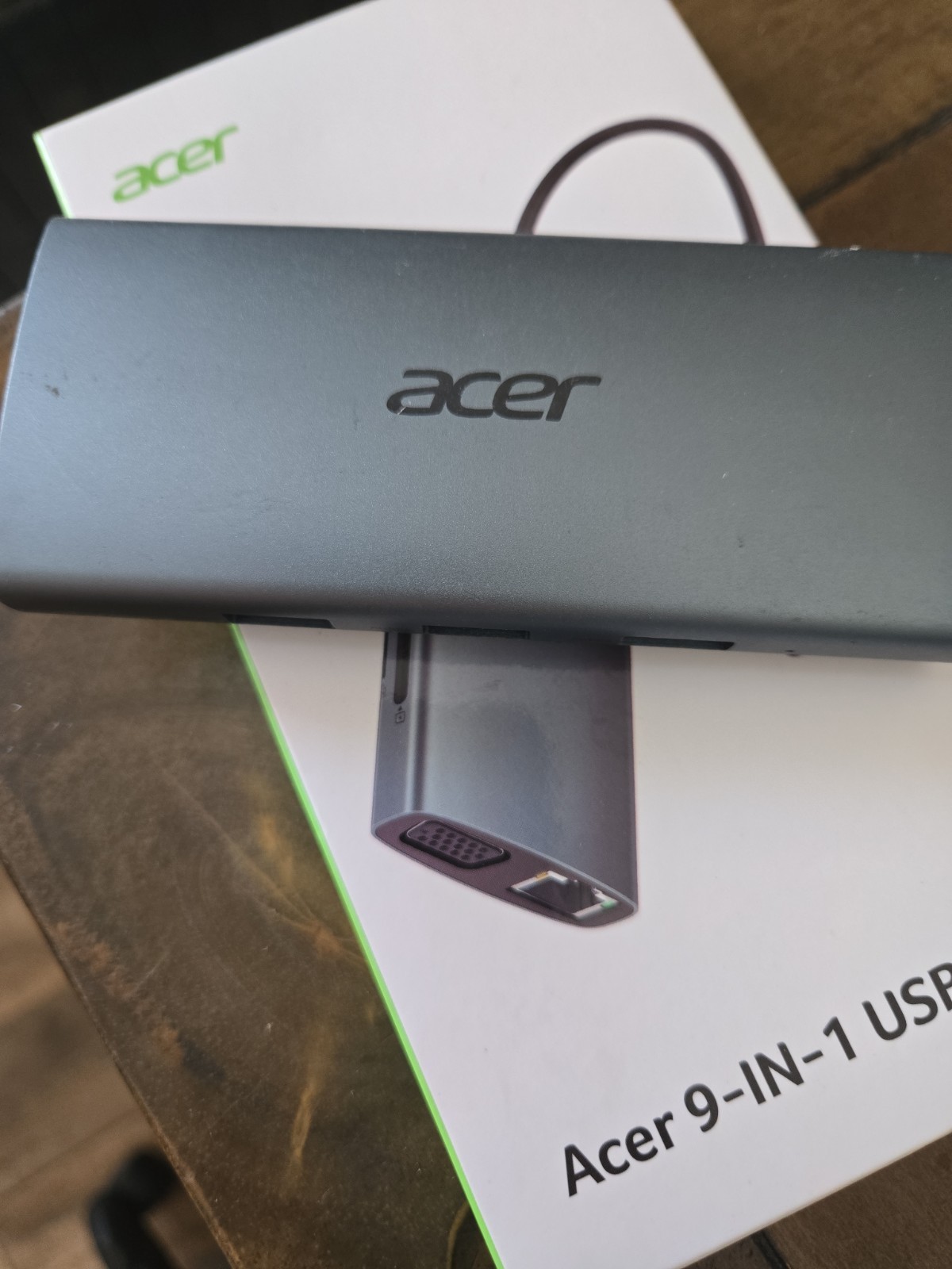 Acer 9-In-1 USB C Hub 4K HDMI, Ethernet Adapter, 5Gbps USBA 3.0, SD Card …