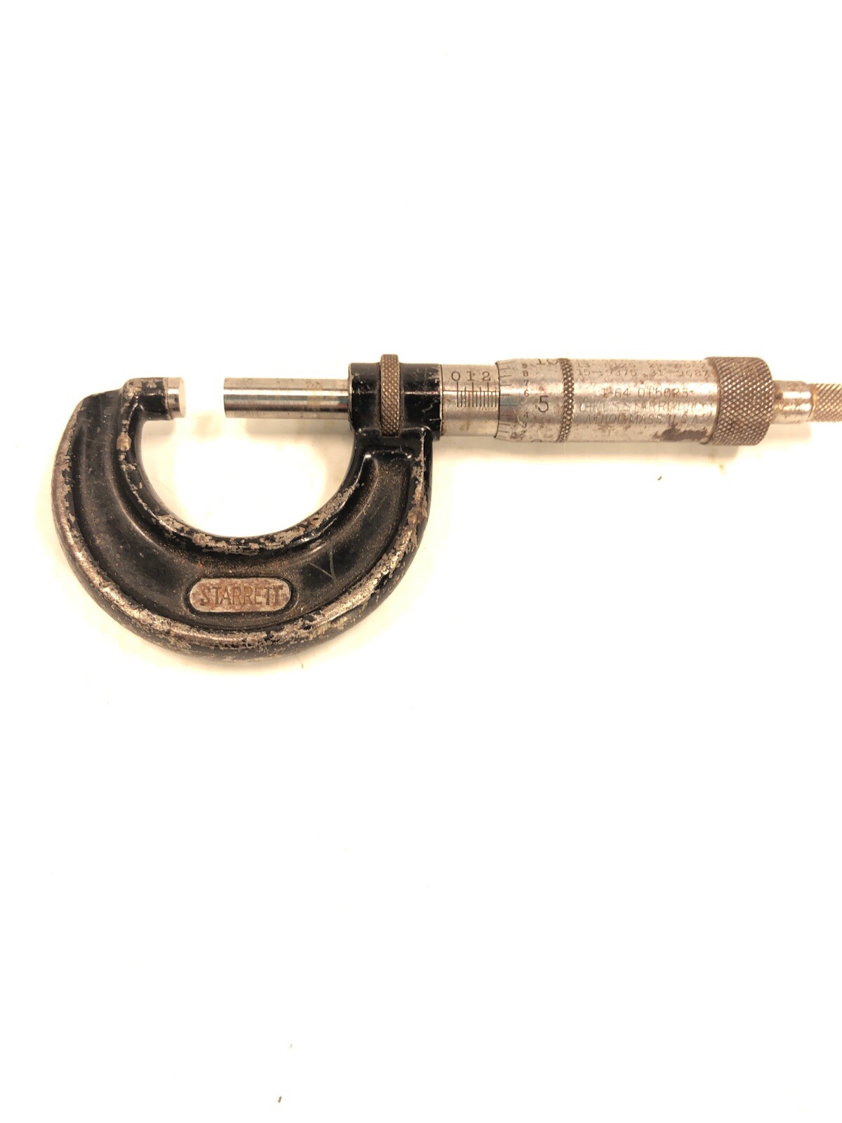 Starrett inch Micrometer 015625 Made in USA – Used