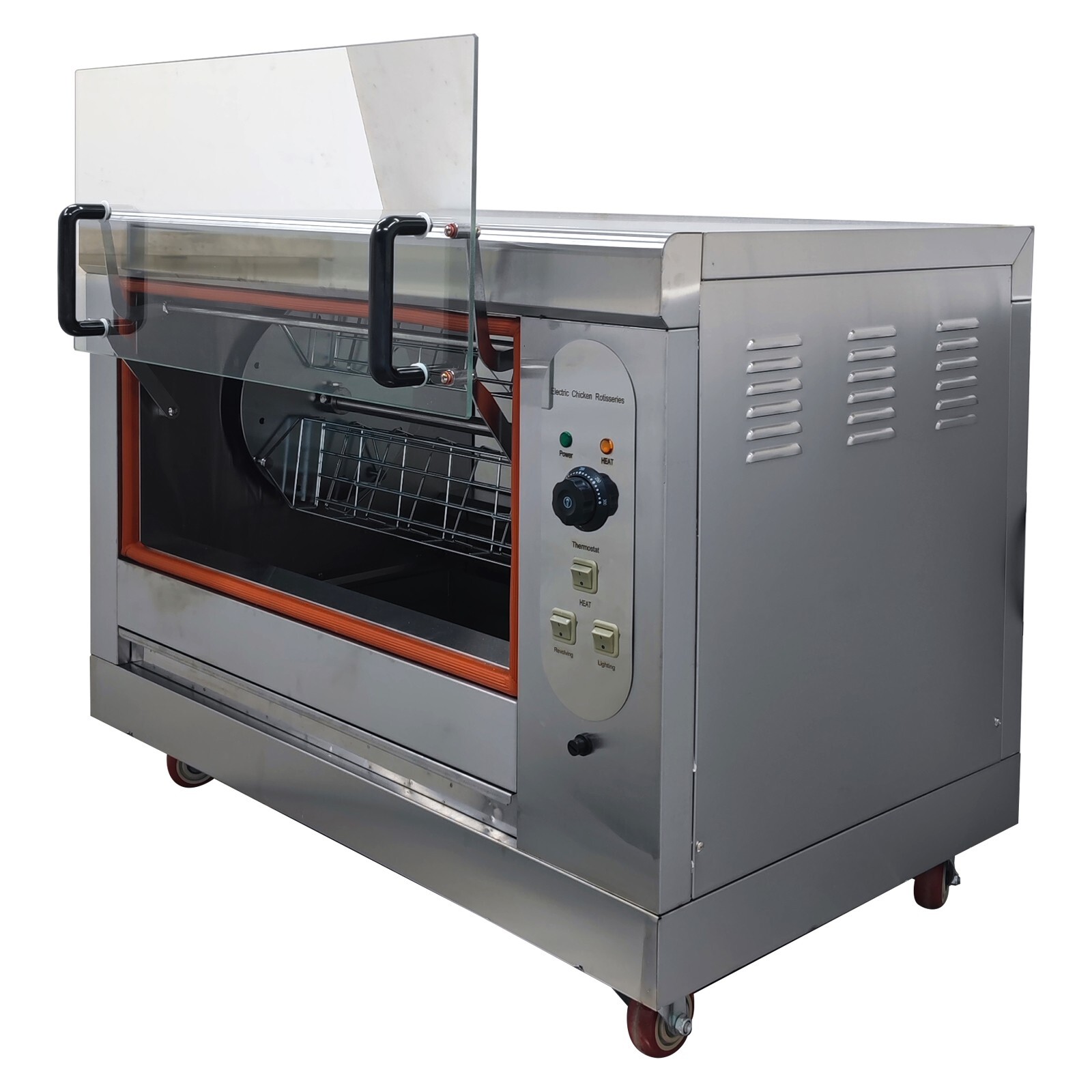 220V Table Type Electric Chicken Rotisserie Machine 122-572°F Temp. Range 8.16HP