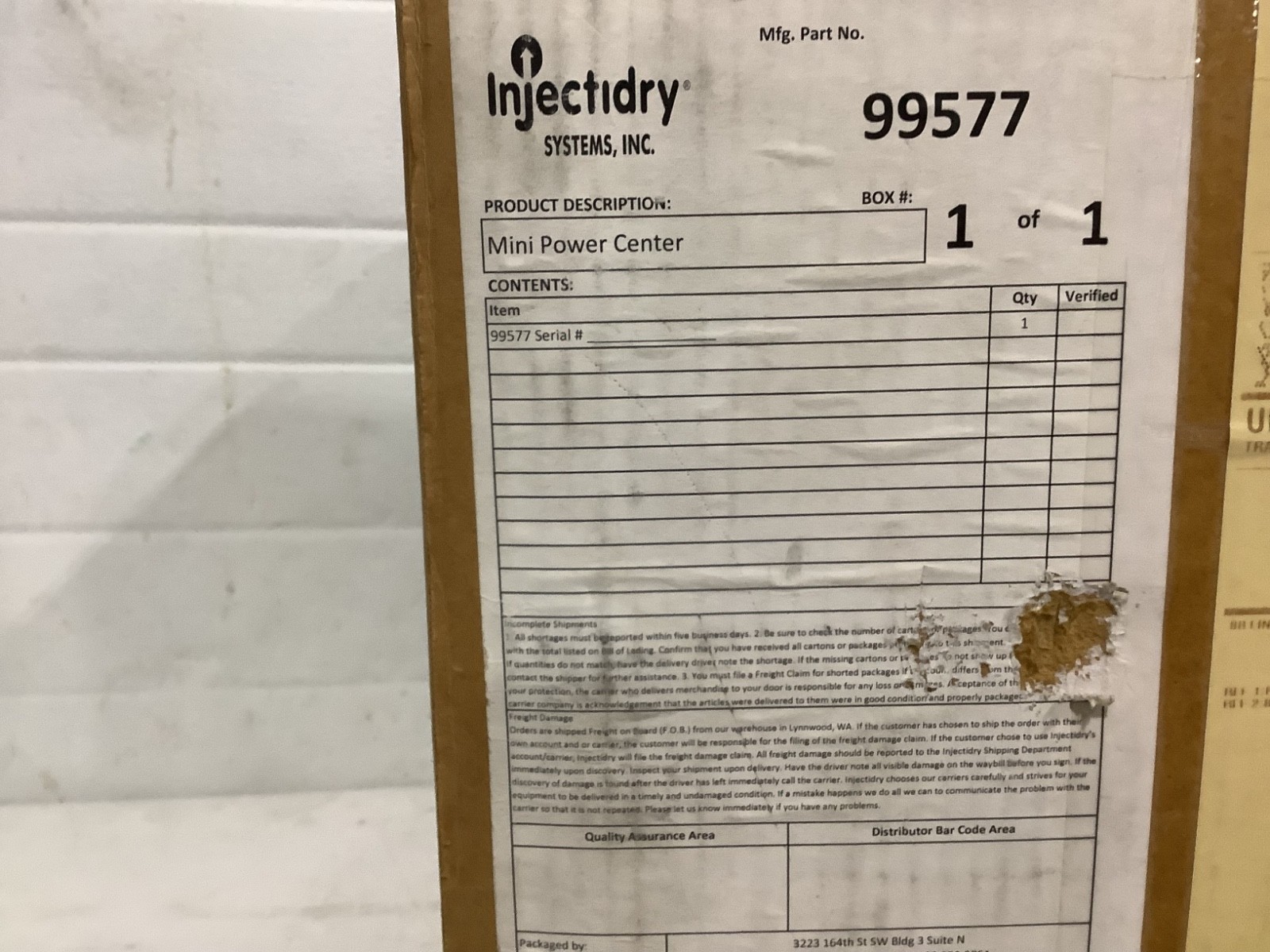 CEP Mini Temporary Power Box 30 AMP 120/240Vac 60Hz 1 phase