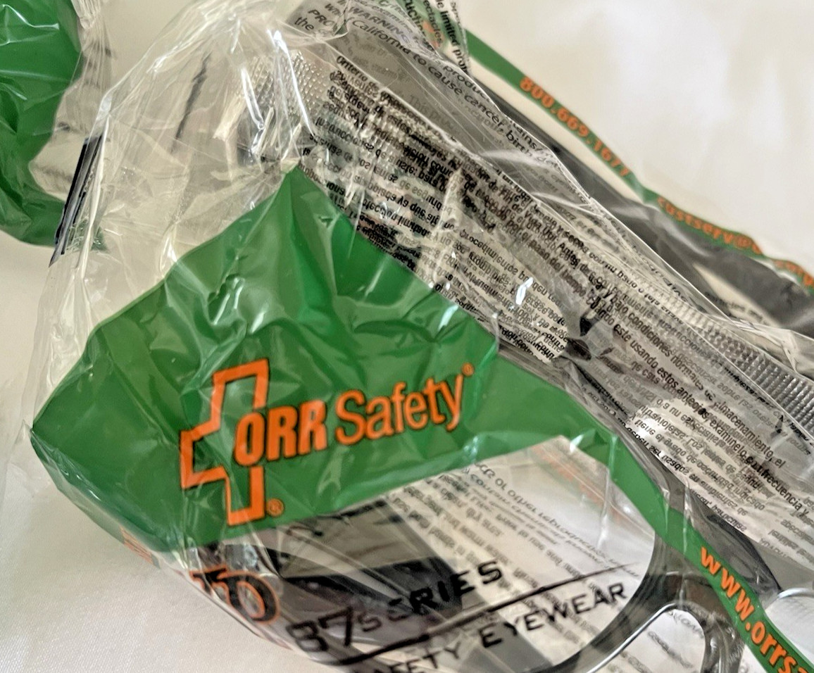 Lot 5 ORR Safety Glasses Series XP747 ANSI Z87+ With Clear Lenses NIP