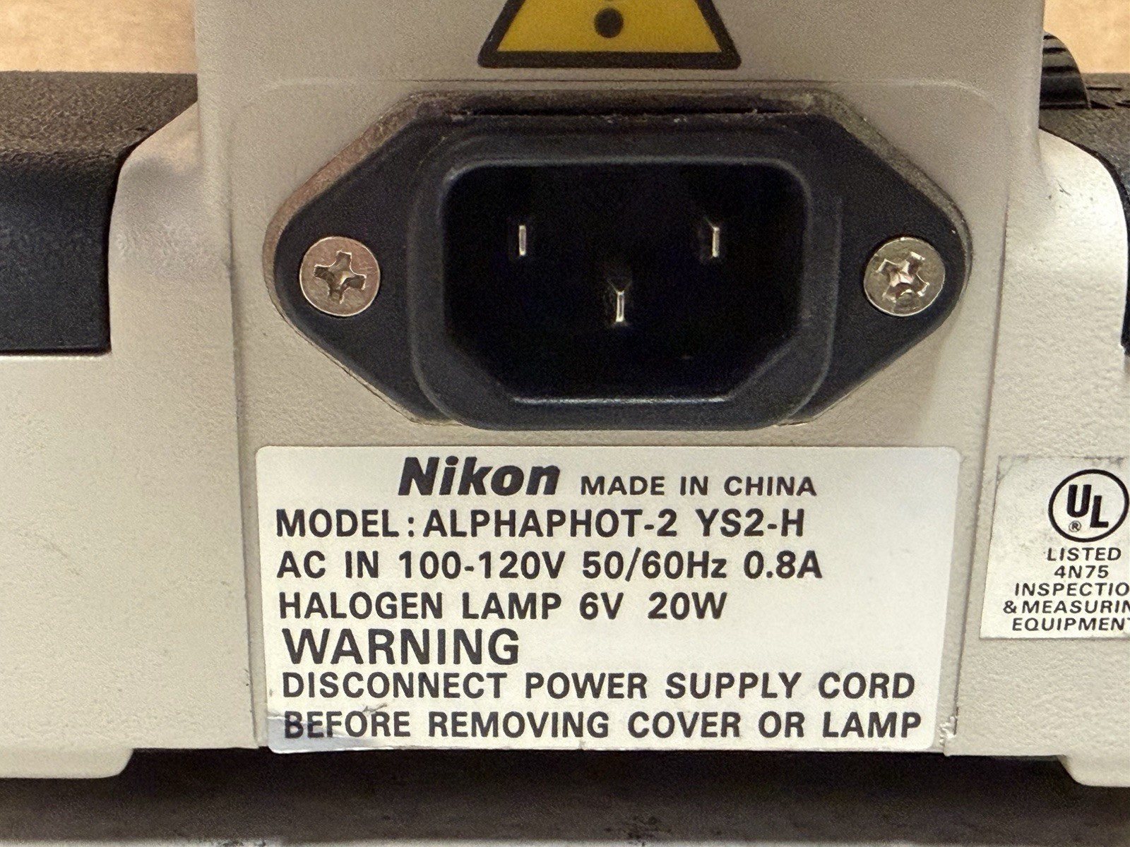 NIKON Alphaphot 2 YS2-H Binocular Microscope with 4 Objectives 4x 10x 40x 100x