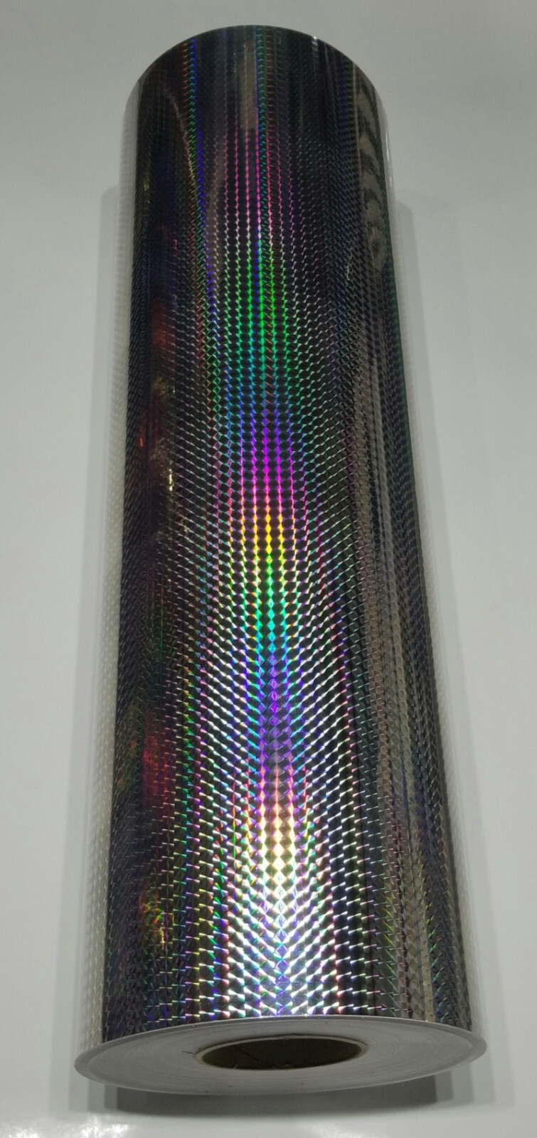 Silver 1/4 inch Holographic Mosaic Prism Sign Plotter Vinyl Film