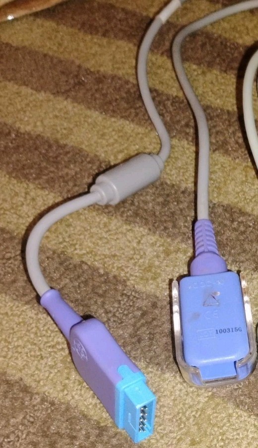 GE Interface Cable Nellcor OxiMax 3M/10 FT #2021406 Used