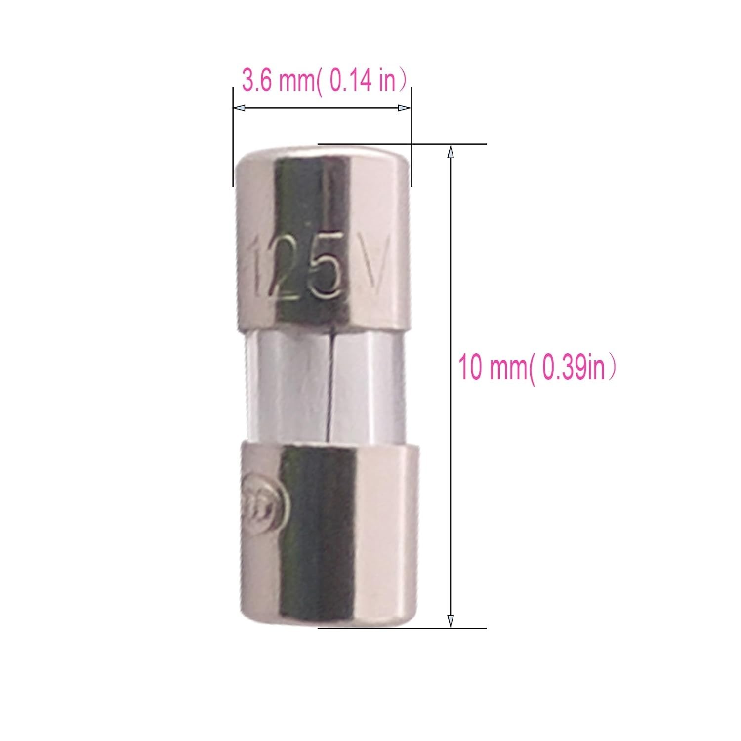 5 Amp Fuse, 125V Fast-Blow Mini Fuse – 5A Max for Fans, PCB, C9, C7, G40 Chri