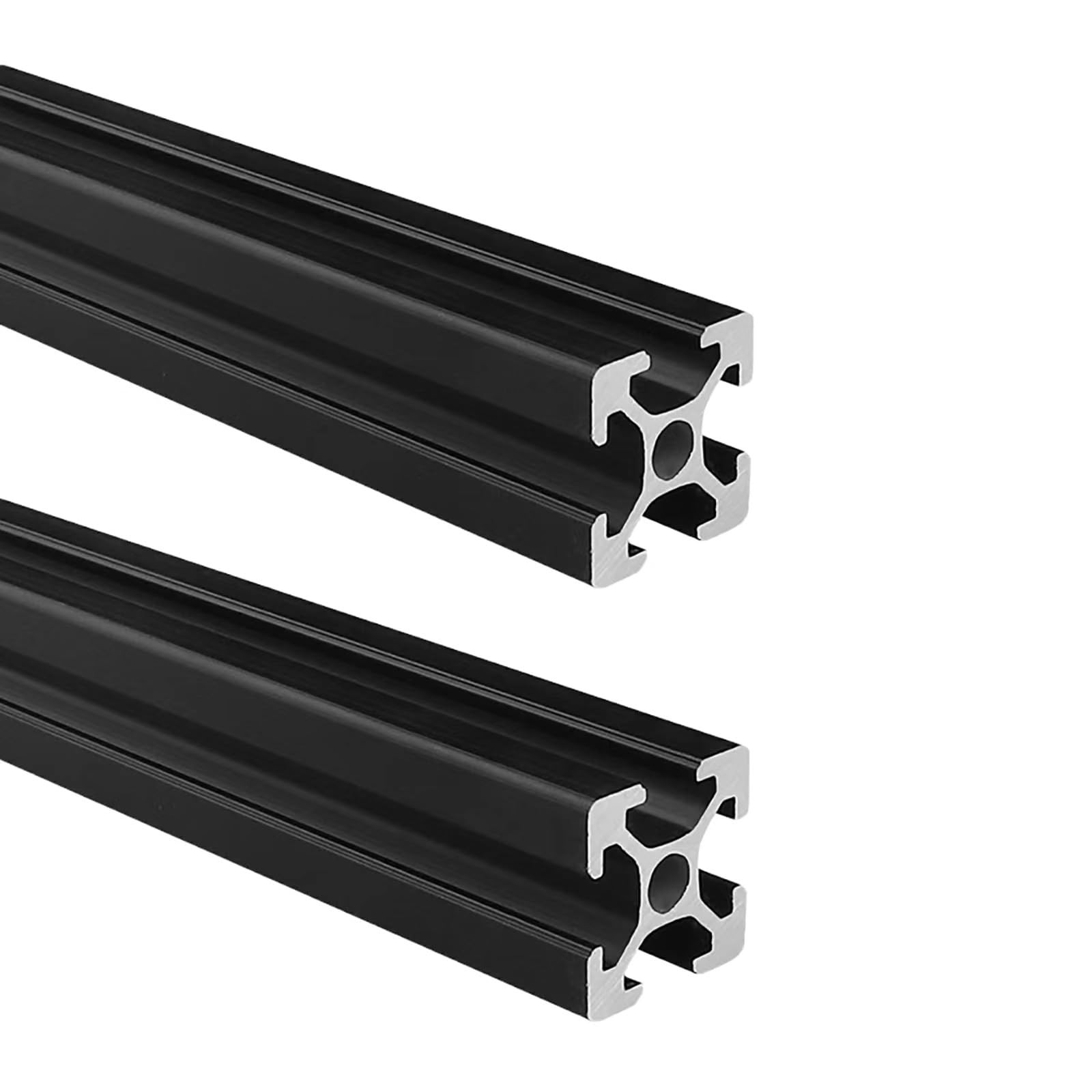 2020 Aluminum Extrusion T Slot 200mm Long Black 2 Pack 20×20 7.87 Inch