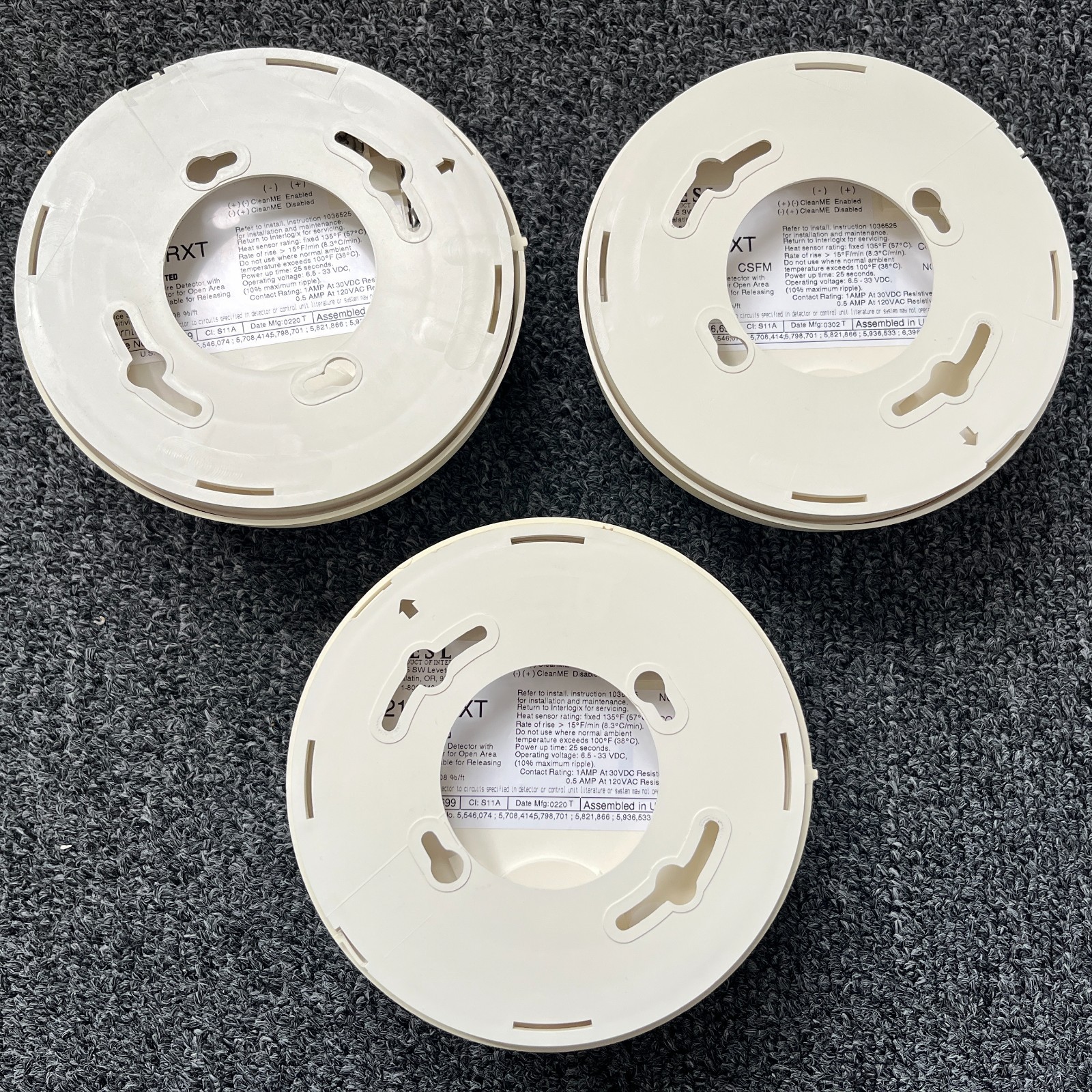 (1x) ESL 521NCRXT Fire Alarm Smoke Detector w/ Heat Sensor and Relay USED TESTED