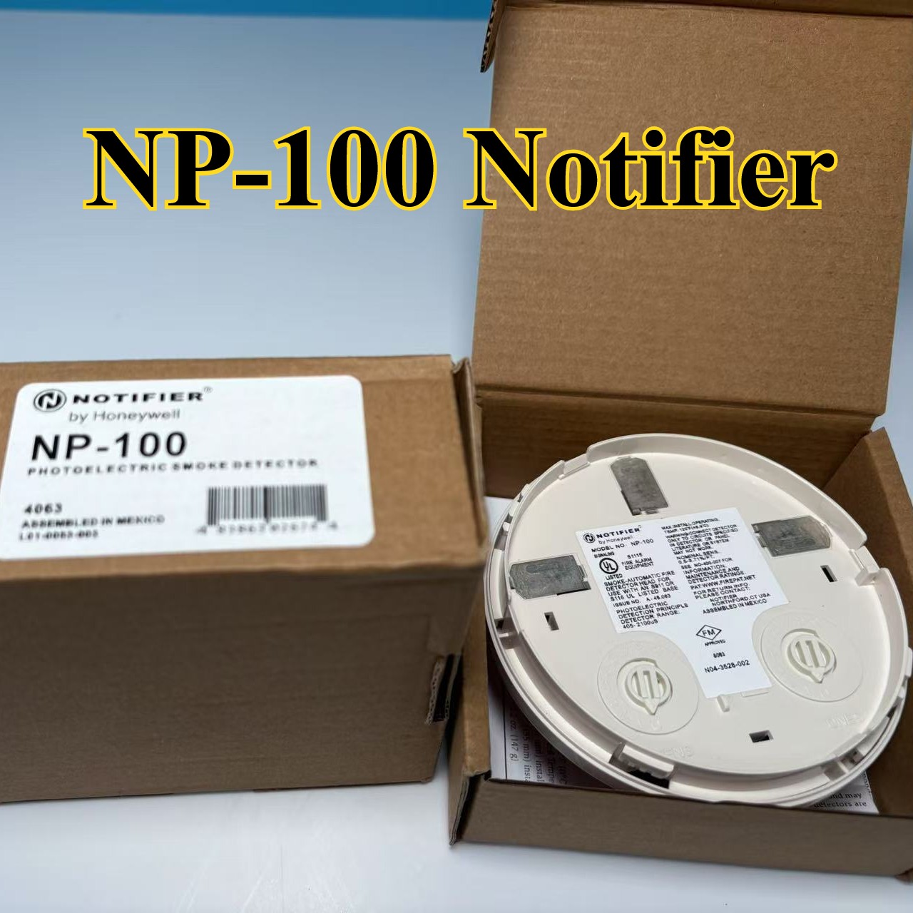 NP-100 Notifier Photoelectric Smoke Detector Fire Alarm NP 100 Fast Ship
