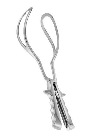 NEW Obstetrical Forceps Simpson Germany SKLAR 92-1114 Short 12″ (30.48cm)