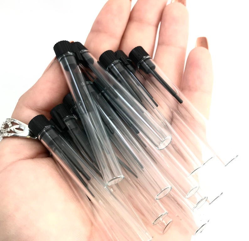 LONG GLASS VIALS 1.5 ml (8×60 mm) QTY: 200/500 – Wholesale Glass Vials