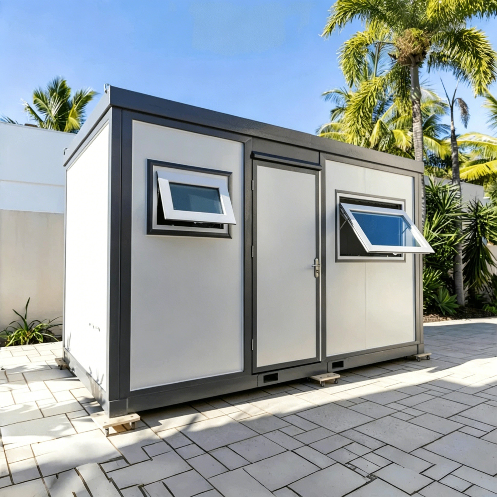 Chery Industrial 13x7FT Mobile Prefab Office with Bathroom&Bedroom