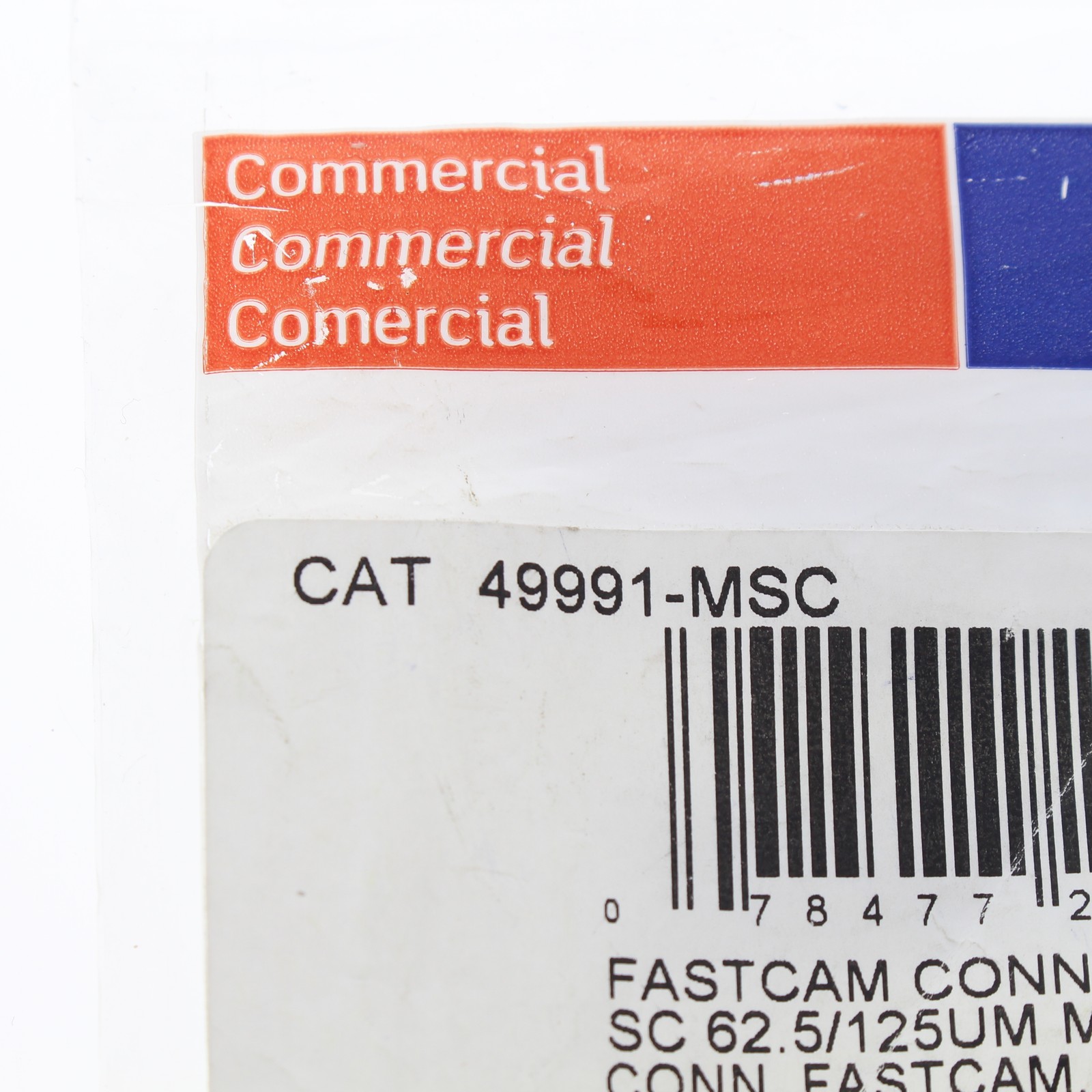 Leviton 49991-MSC-120 SC Beige FastCAM Multimode Pre-Polished Connector OM1
