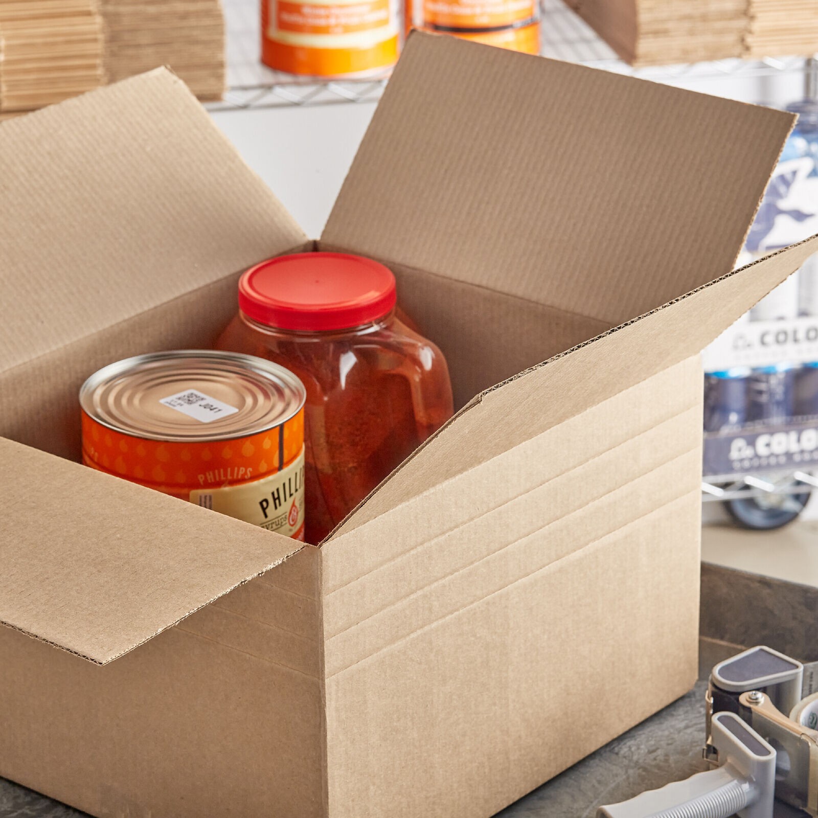 10 Multi-Depth Corrugated Boxes – 24 x 18 x 12, Brown ECT-32