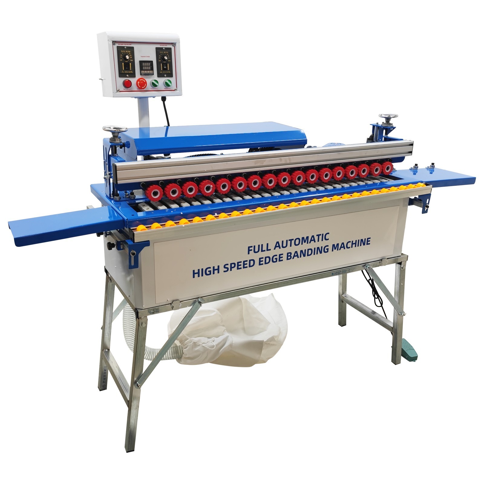 110V Straight and Curved Edge Banding Machine Edge Bander with Dust Cleaner 800W