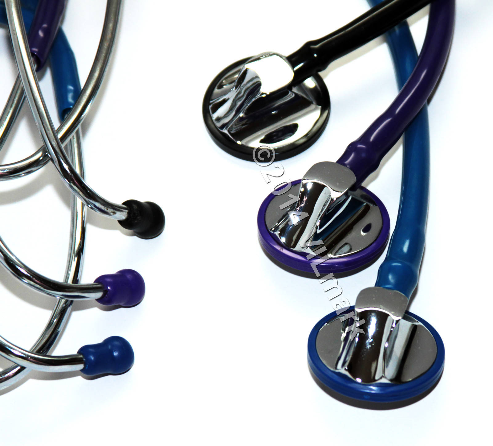 Professional Cardiology Stethoscope BLACK, BLUE, PURPLE 14a Pick Up Your Color