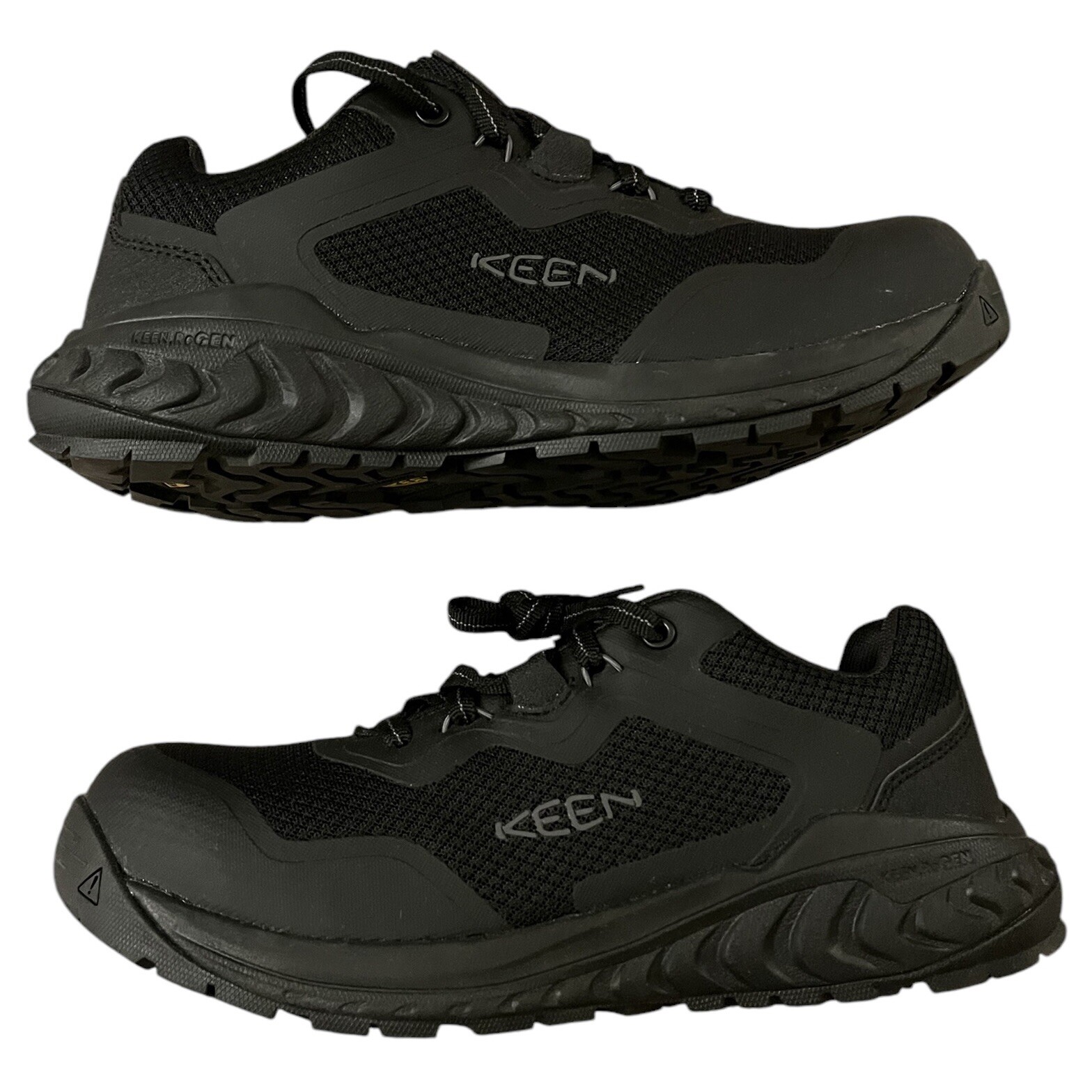 Keen Utility Footwear Womens 9.5 W Black Tempe Carbon Toe Shoes – New In Box