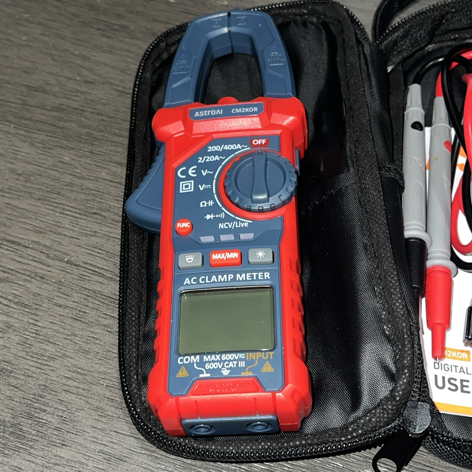 Flawless Digital Clamp Meter Multimeter 2000 Counts Auto-Ranging AC/DC Voltage